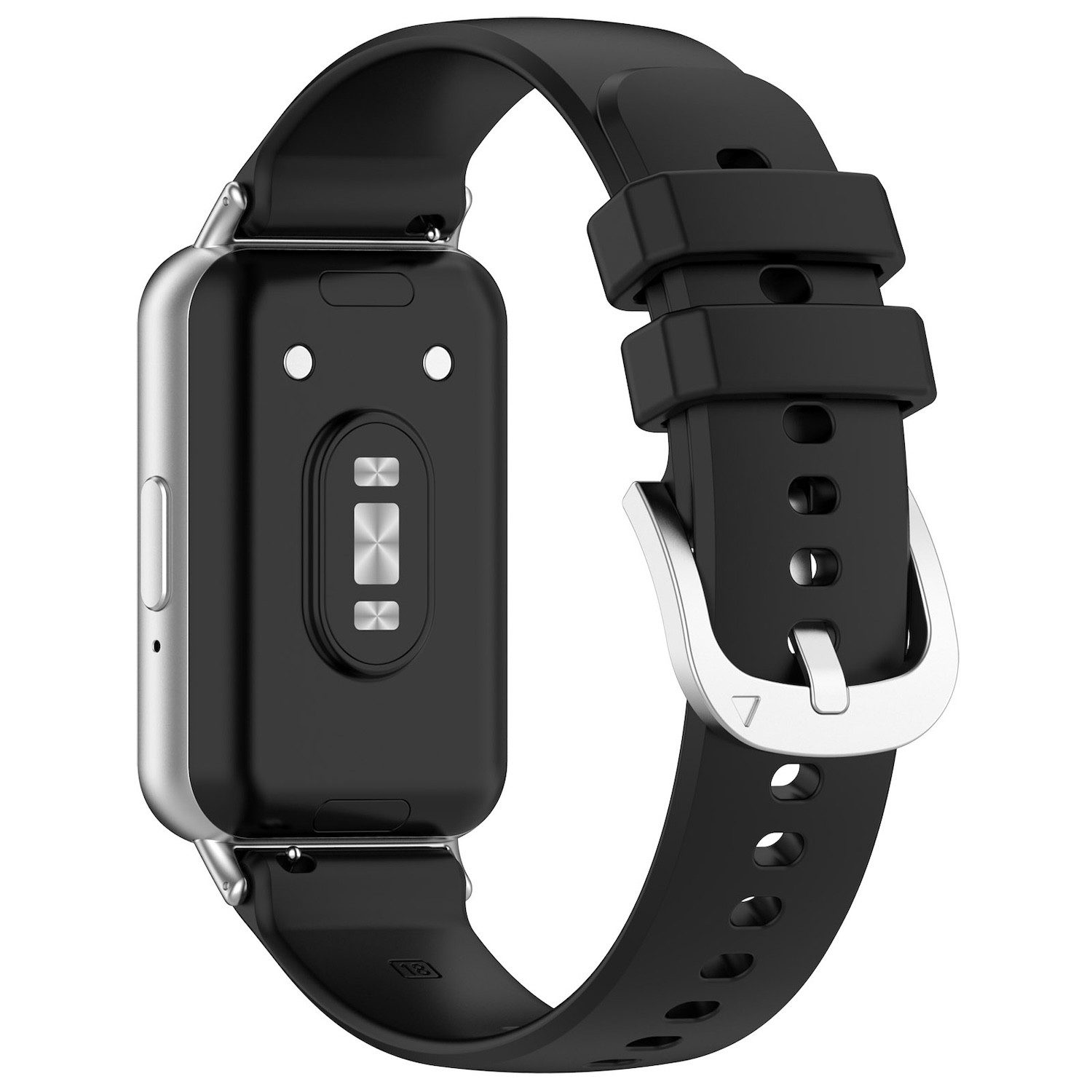 Wigento Smartwatch-Armband Für Samsung Galaxy Fit 3 hochwertiges Design Sil günstig online kaufen