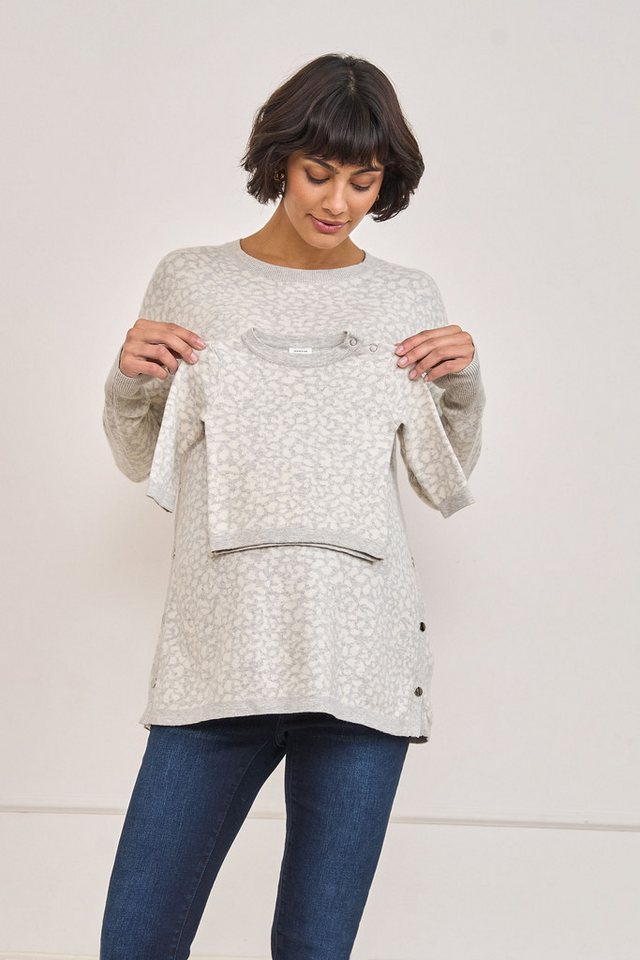 Seraphine Strickpullover Seraphine Mum & Baby Pullover Umstands-/Stillmode (1-tlg)