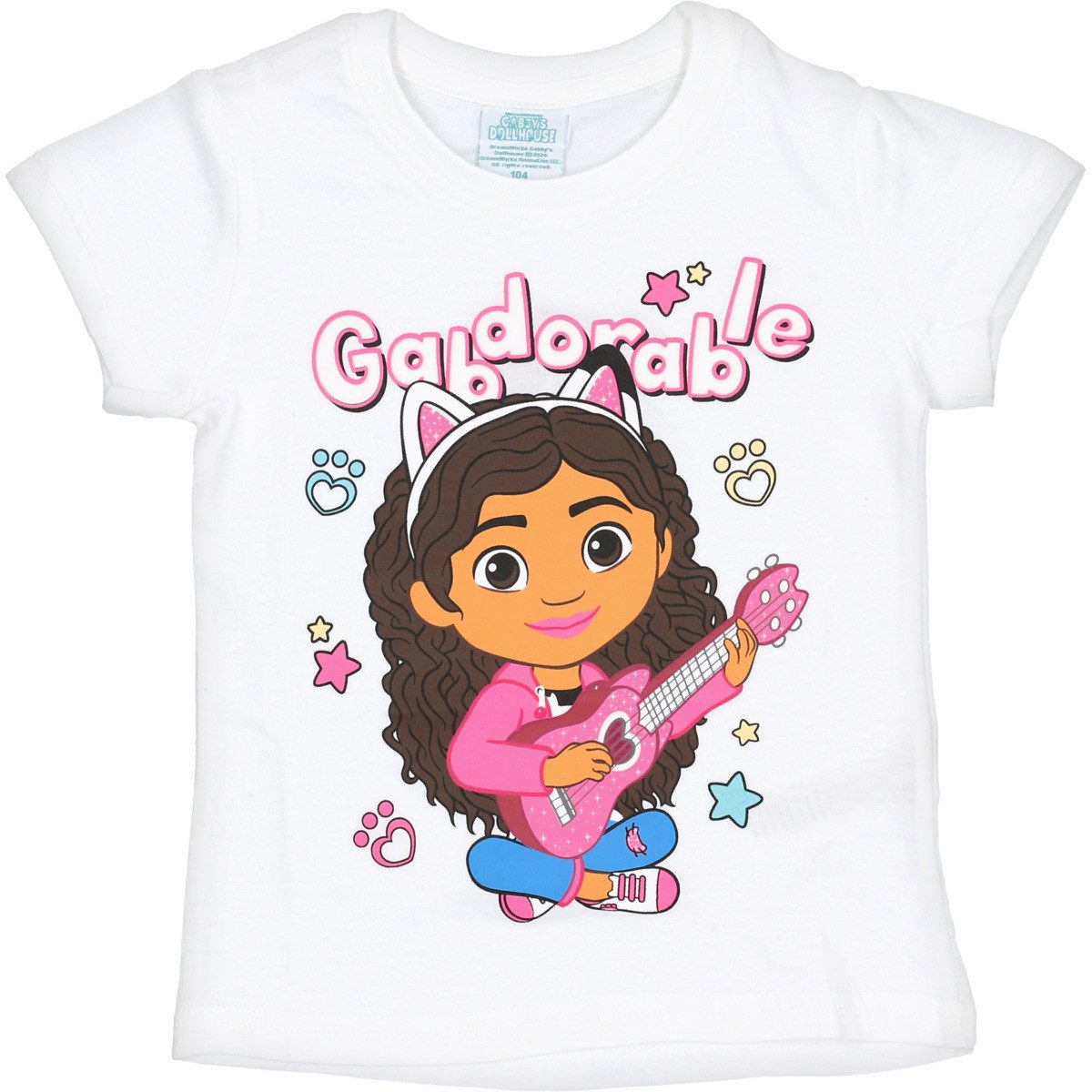 Gabby's Dollhouse T-Shirt Gabdorable Mädchen (1-tlg) Shirt, Oberteil, Leibchen, Funktionsshirt, Shortsleeve Shirt
