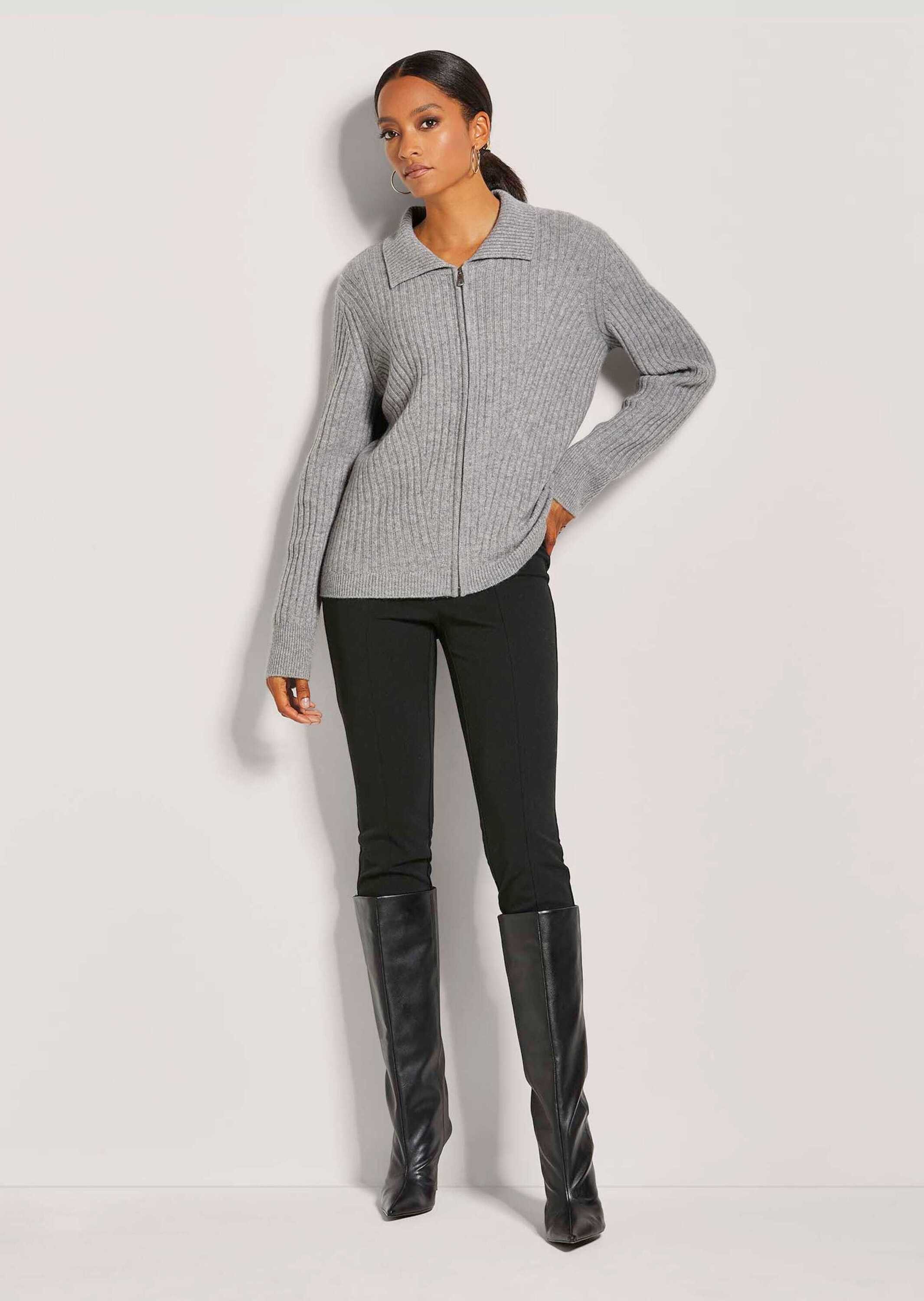 MADELEINE Strickjacke Strickjacke mit Reißverschluss günstig online kaufen