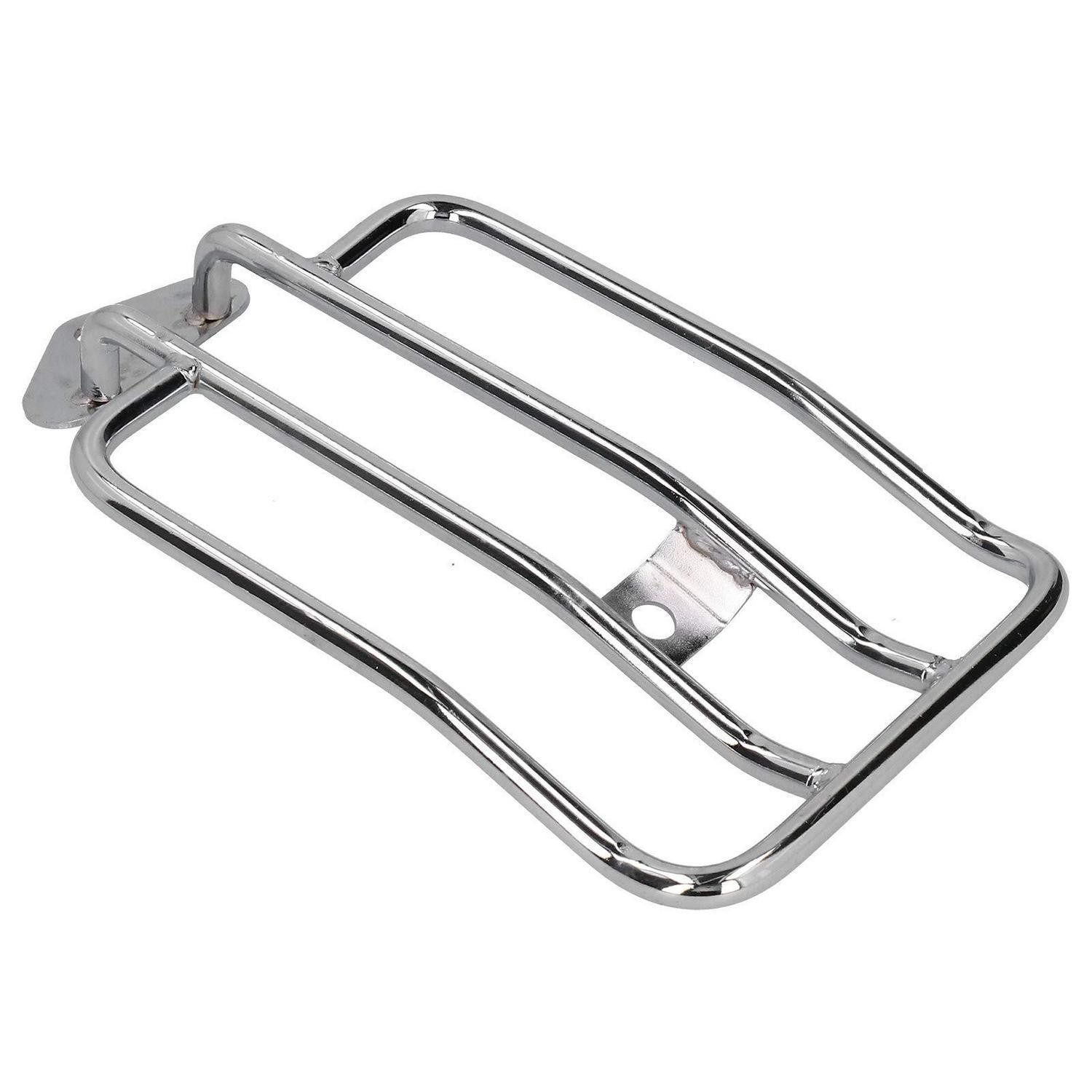 LuxusKollektion Roller-Gepäckträger Motorrad Gepäckträger Edelstahl Chrom (1-St)