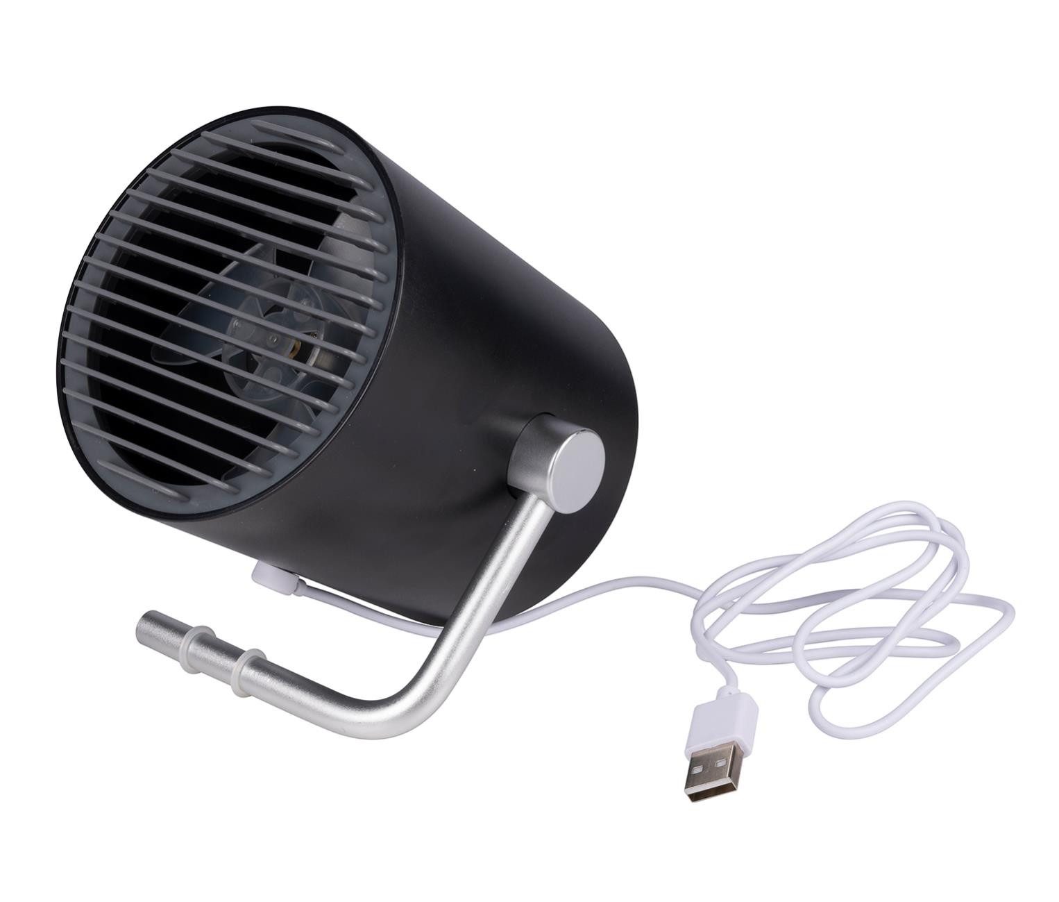 Lifetime Air Tischventilator Ventilator mit 2 Leistungsstufen, Tischventilator mit USB Anschluss