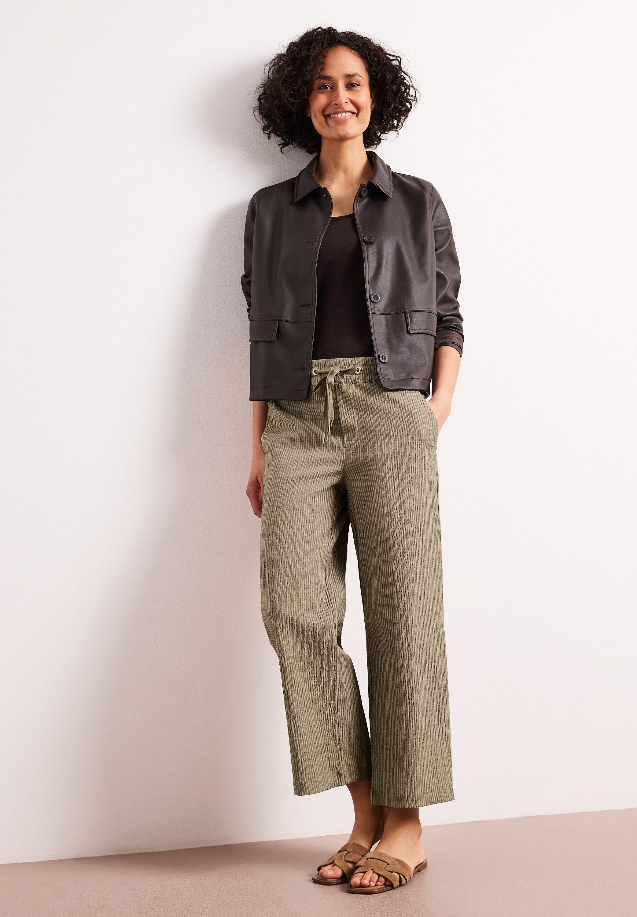 STREET ONE Stoffhose Style Emee mit elastischem Bund
