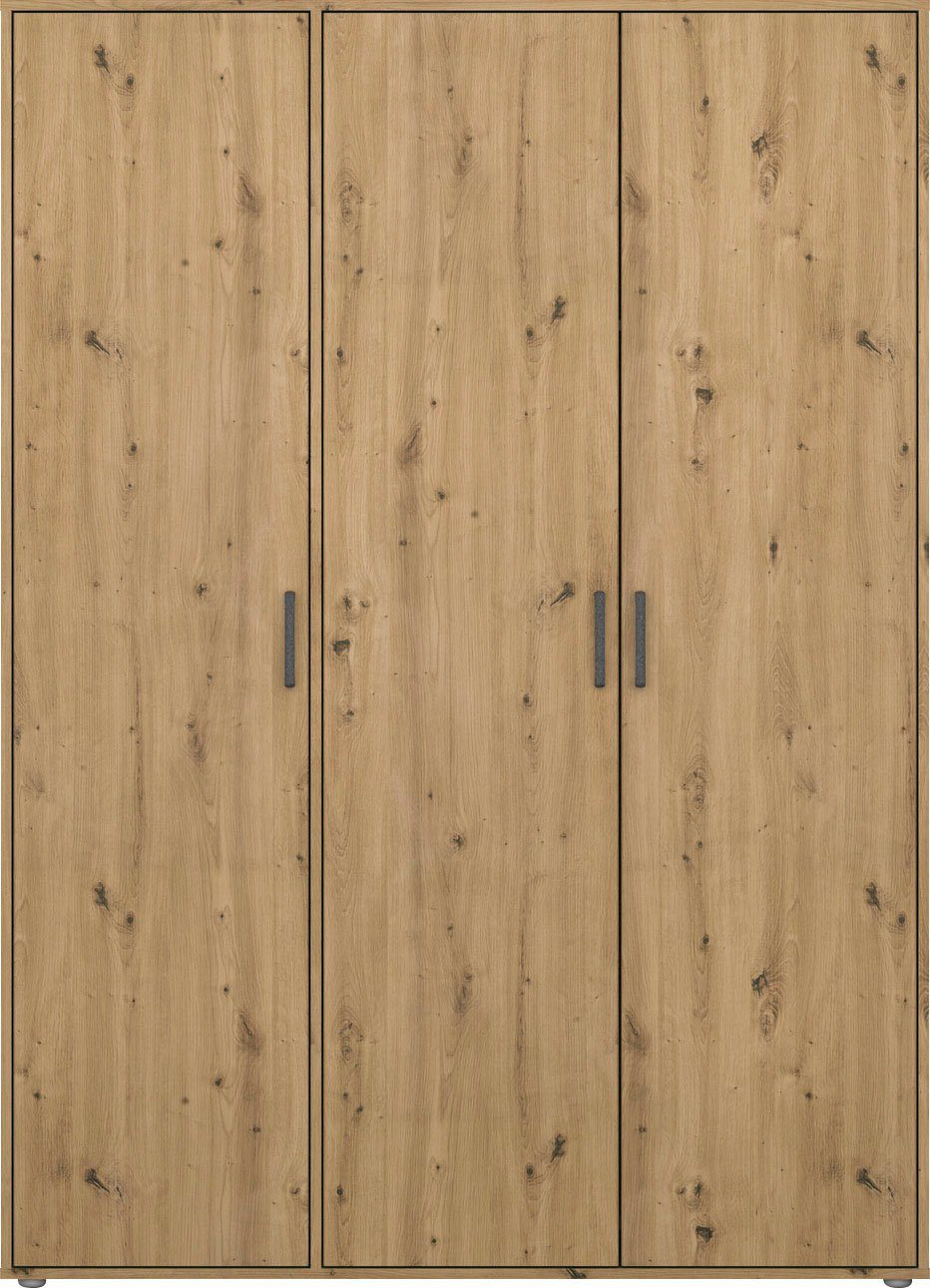 rauch Kleiderschrank VOYAGER Garderobe Wäscheschrank Schlafzimmer (in 3 verschiedenen Ausstattungen BASIC/CLASSIC/PREMIUM) mit 2 modernen Griffvarianten, viel S – Bild 5 von 5