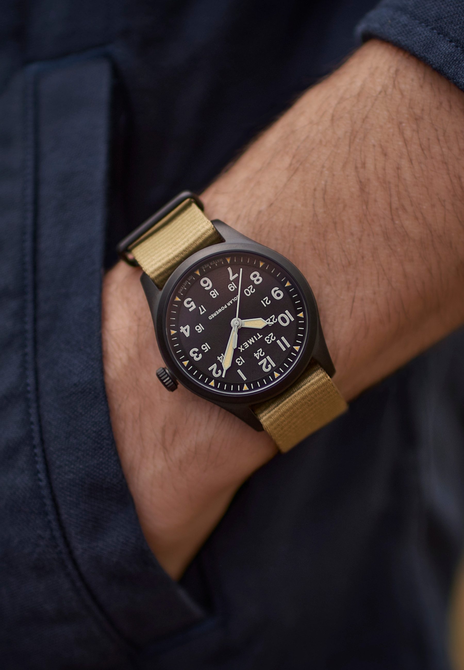 Timex Quarzuhr Expedition North Field Post Solar, (1-tlg., Not a set – not applicable to this product), Quarz Analog