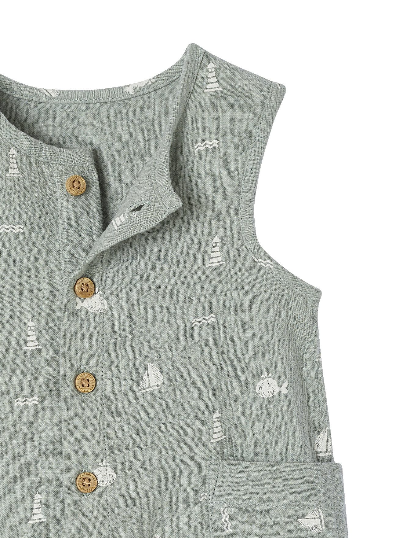 vertbaudet Jumpsuit Baby Musselin-Overall