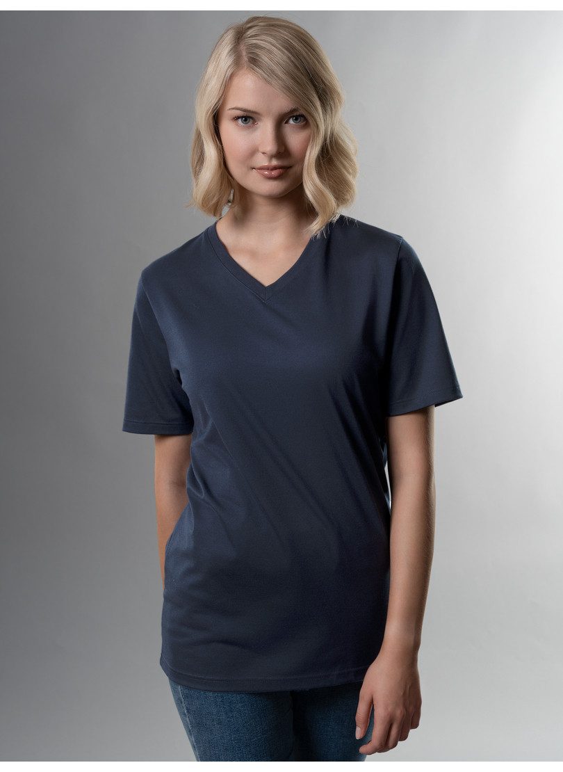 Trigema T-Shirt "TRIGEMA V-Shirt DELUXE Baumwolle", (1 tlg.) günstig online kaufen