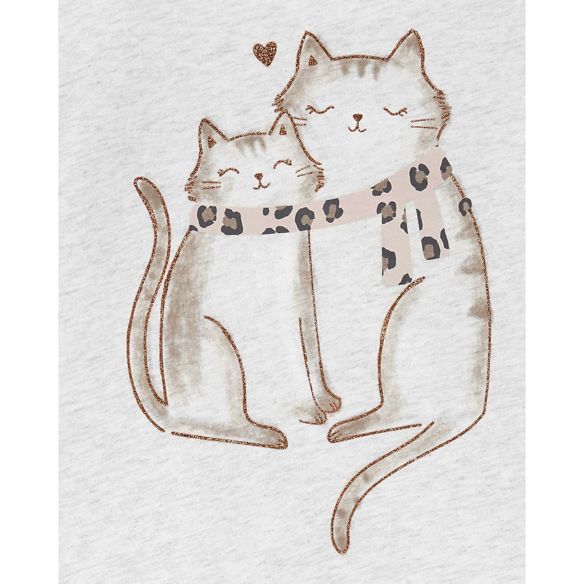 Kinder Kids (Gr. 92 -146) Carter`s Langarmshirt Langarmshirt für Mädchen, Katzen