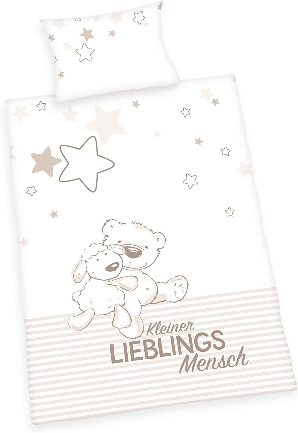Herding Babybettwäsche Lieblingsmensch Bettwäsche 100 x günstig online kaufen