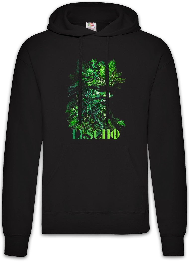 Hoodie Leschi Herren Hoodie Waldgeist Waldschrat Waldgott Slawischen