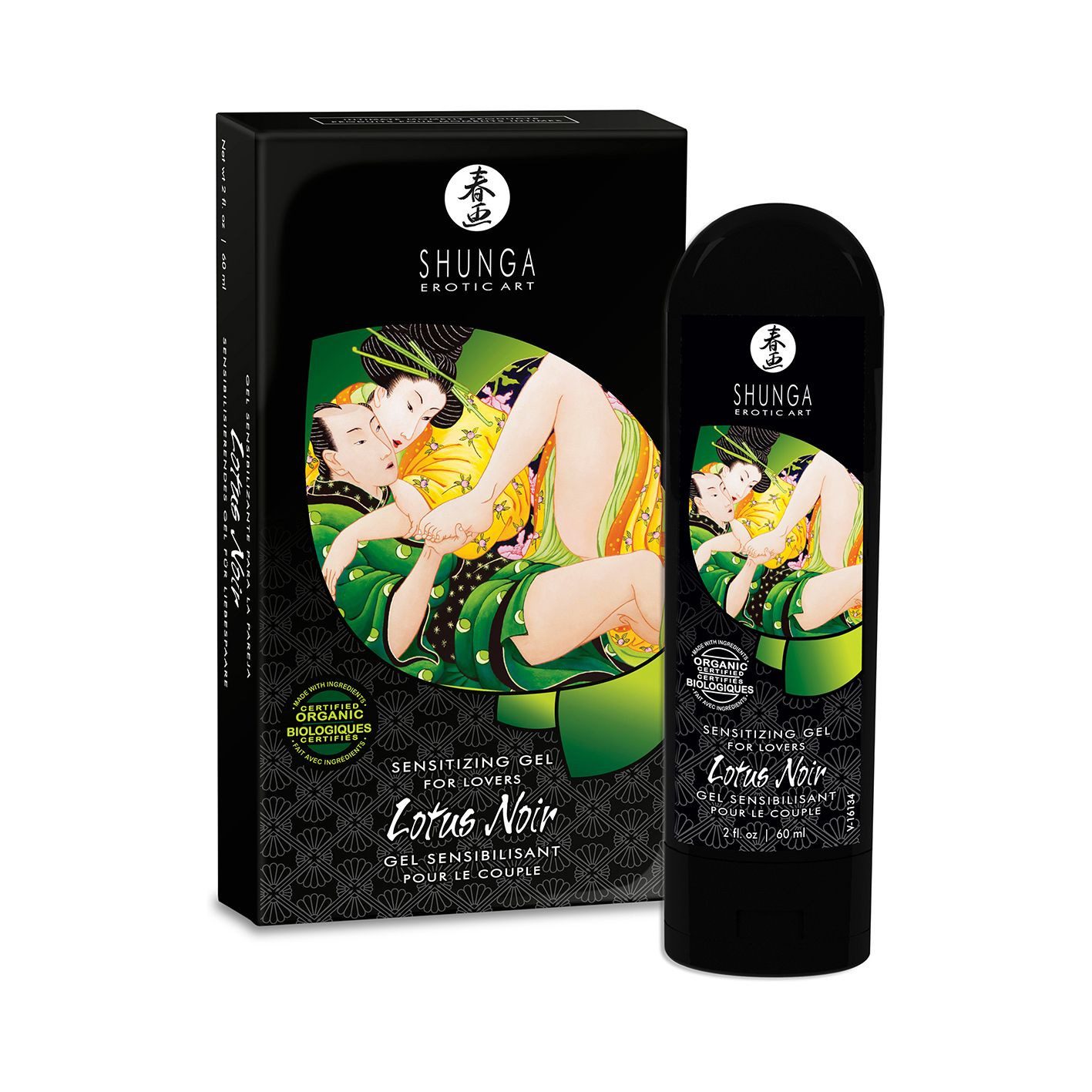 Gleitgel Shunga - Lotus Noir Sensitizing Gel 60 ml