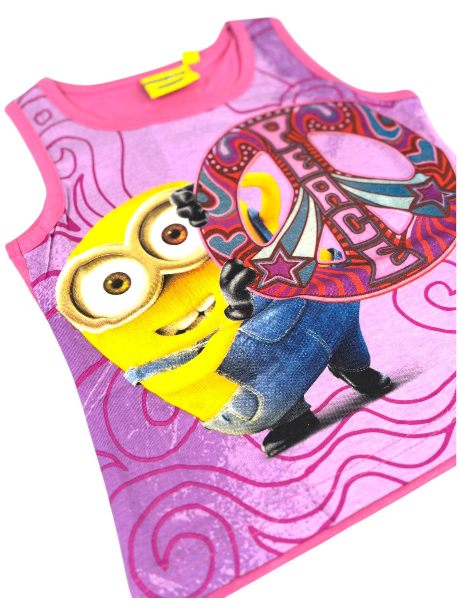 Minions Tanktop Bob Tanktop aus Baumwolle Gr. 104- 140 cm