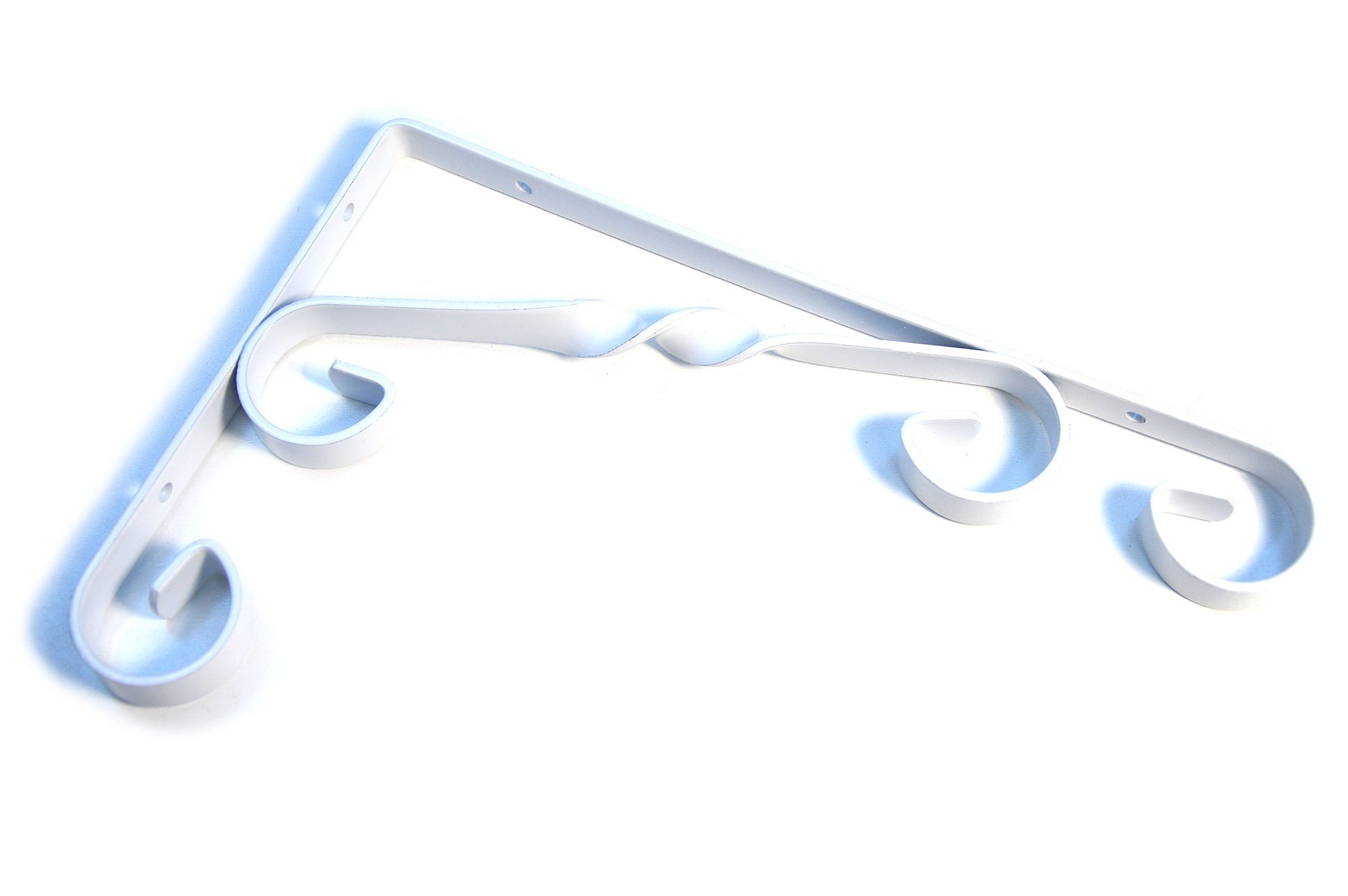 IHC Wandregalhalter Regalträger Wandkonsole Regalbodenträger Antik Schabby Regalwinkel, 2-tlg.