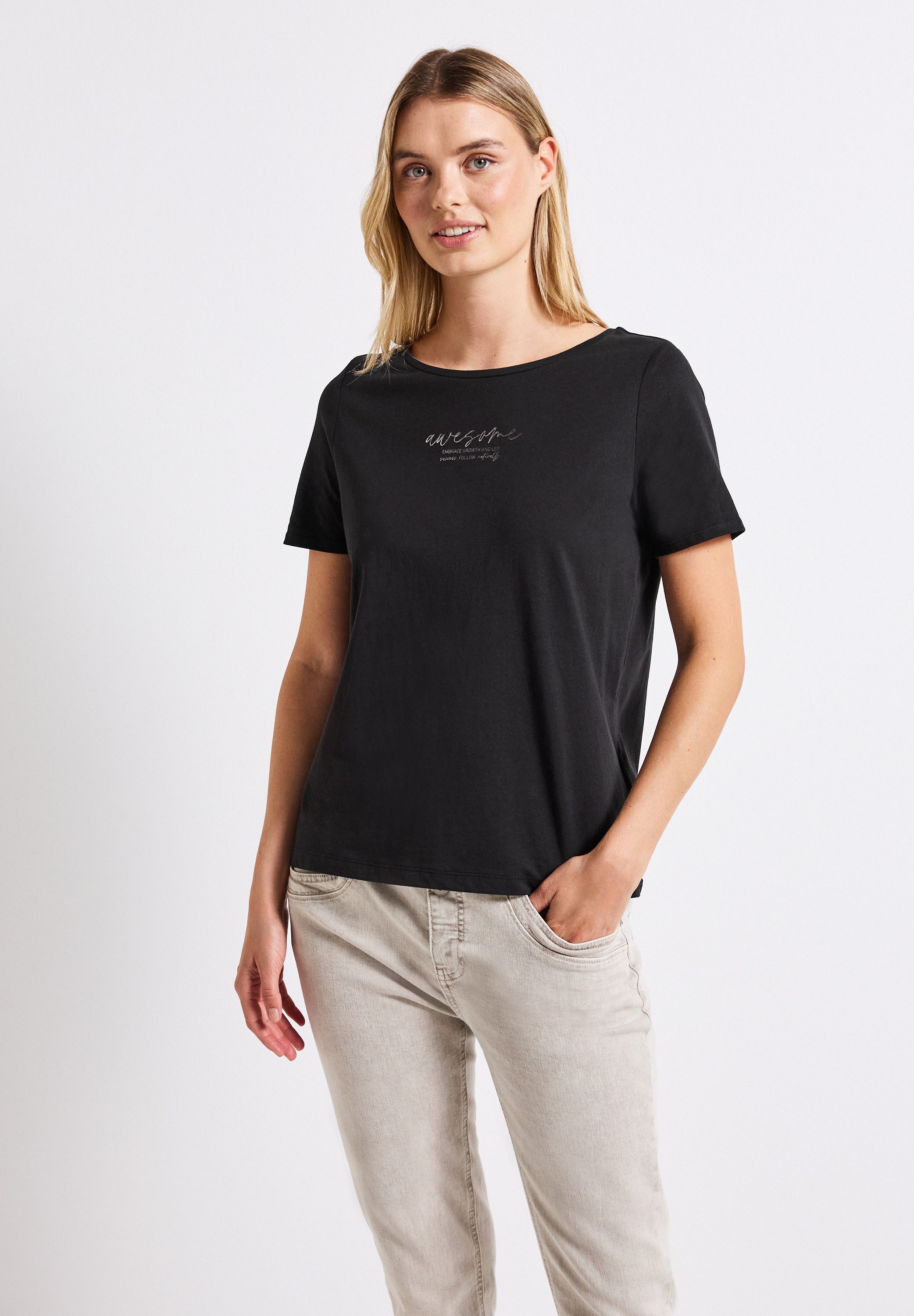 STREET ONE T-Shirt, aus reiner Baumwolle günstig online kaufen