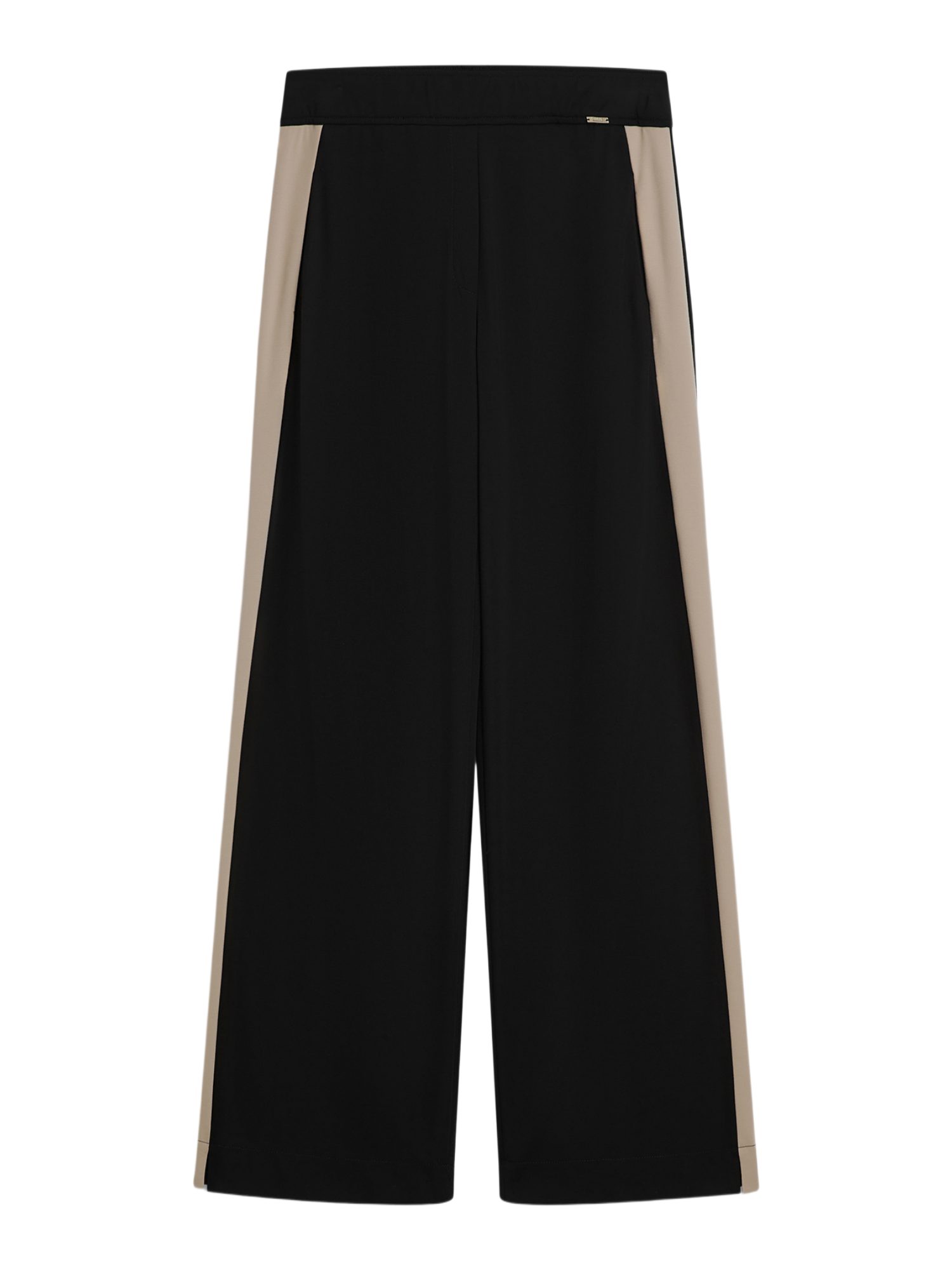 Cinque Stretch-Hose schwarz, Casual, Viskose, Gestreift, Regular Fit, Mittel