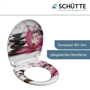 Schütte WC-Sitz Wellness, Duroplast, mit Absenkautomatik und Schnellverschluss