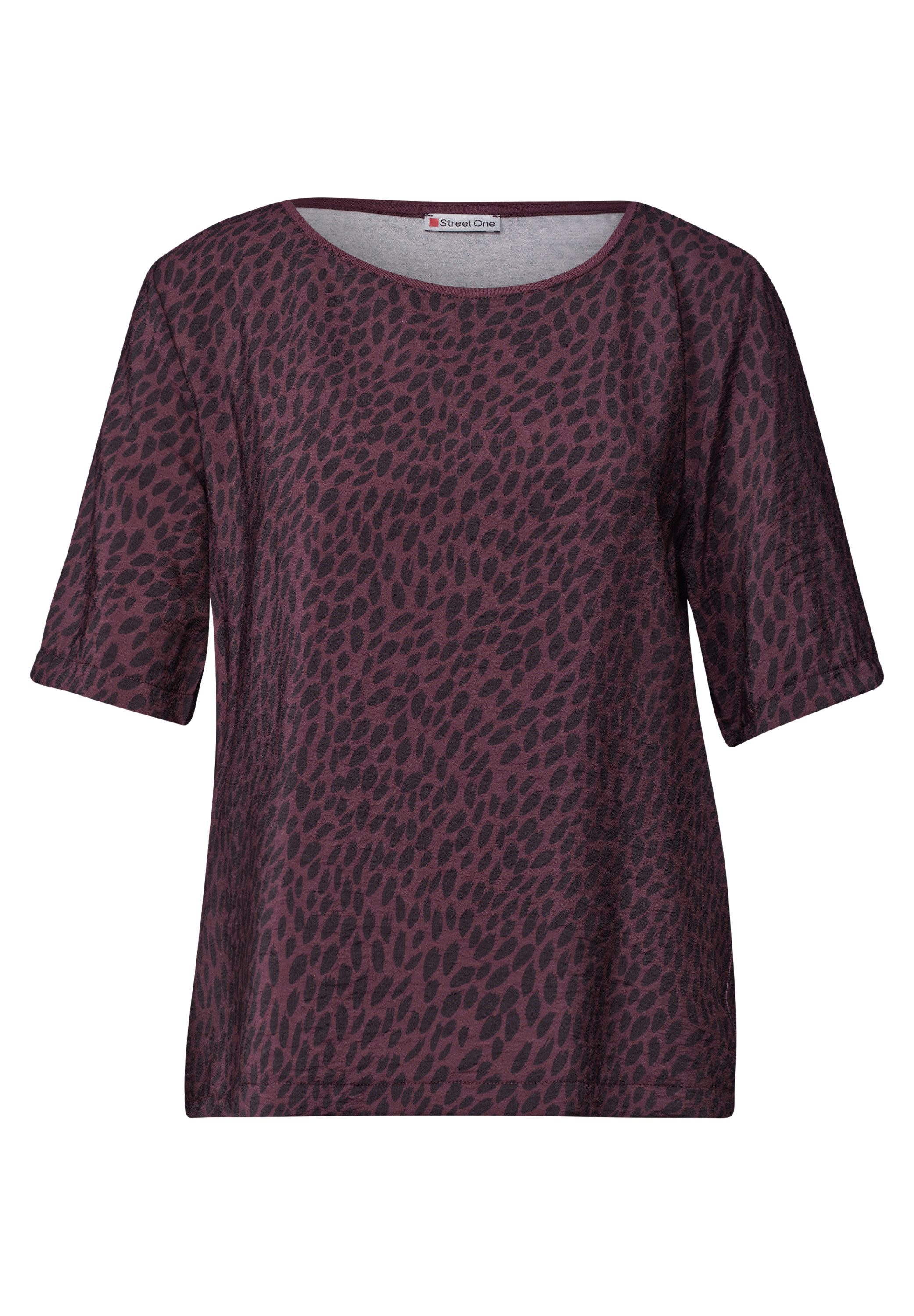 STREET ONE T-Shirt mit Strukturmix – Bild 4 von 5