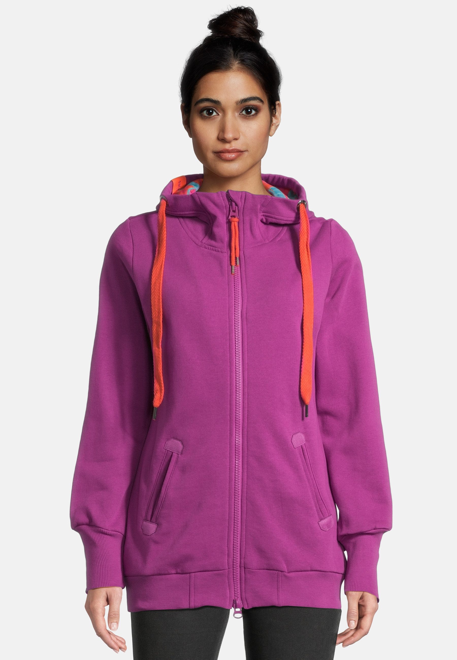 salzhaut Sweatjacke REFFEN Damen Leicht tailliert günstig online kaufen