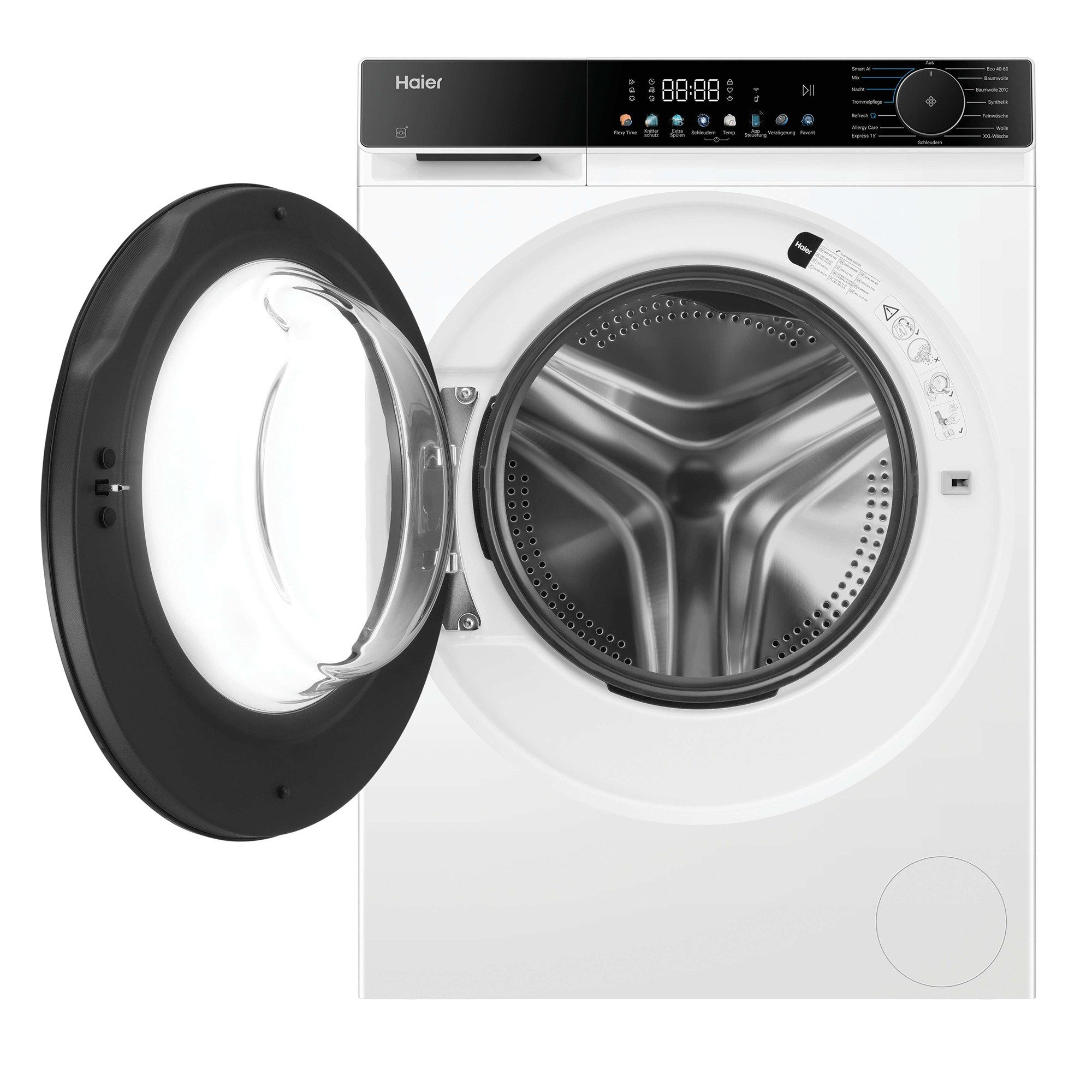 Haier Waschmaschine G5 Serie HW90-BP1433657TU1, 9 kg, 1400 U/min, Refresh Dampf-Funktion für sanfte Reinigung