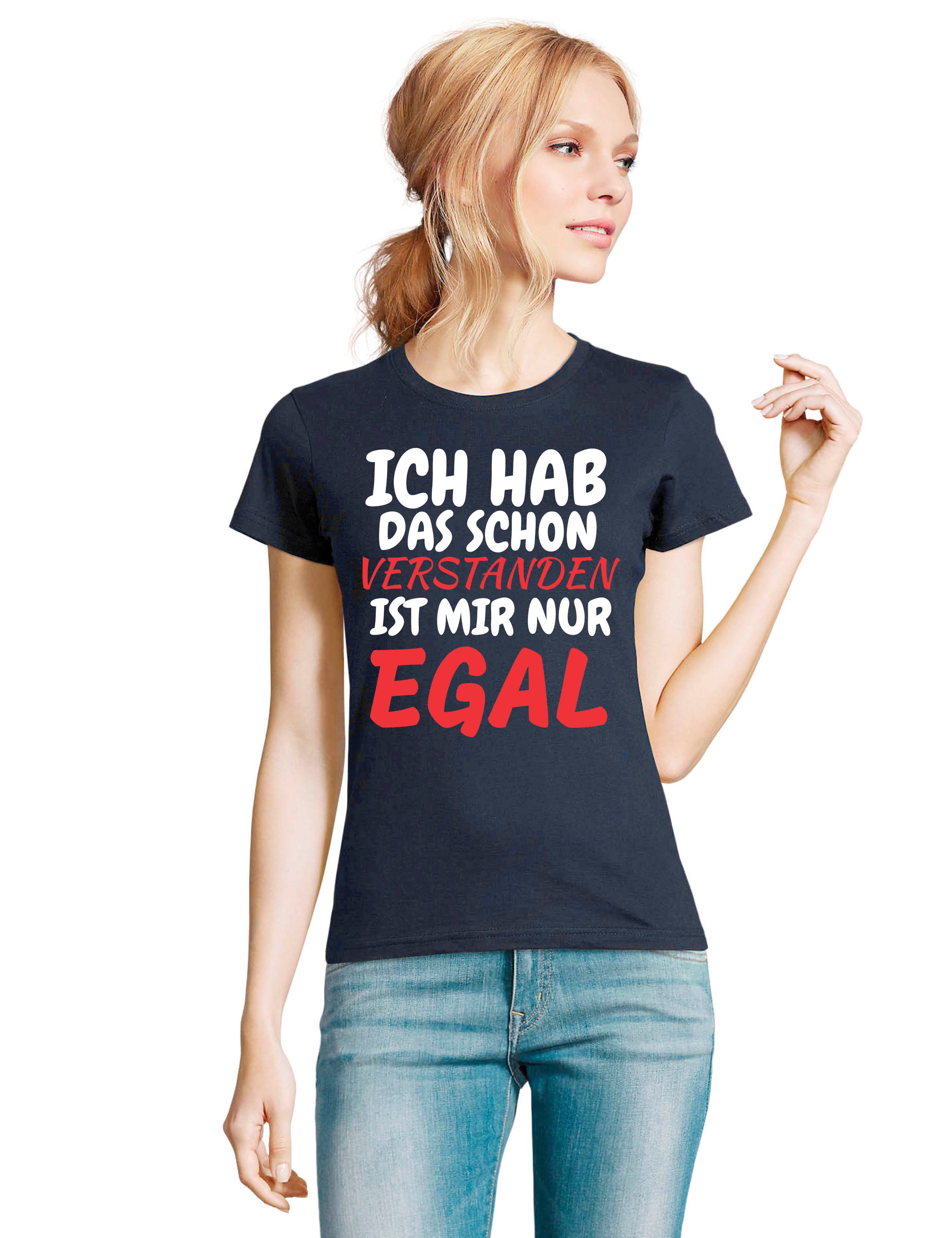 Youth Designz Print-Shirt Verstanden Egal Damen T-Shirt mit lustigen Spruch günstig online kaufen