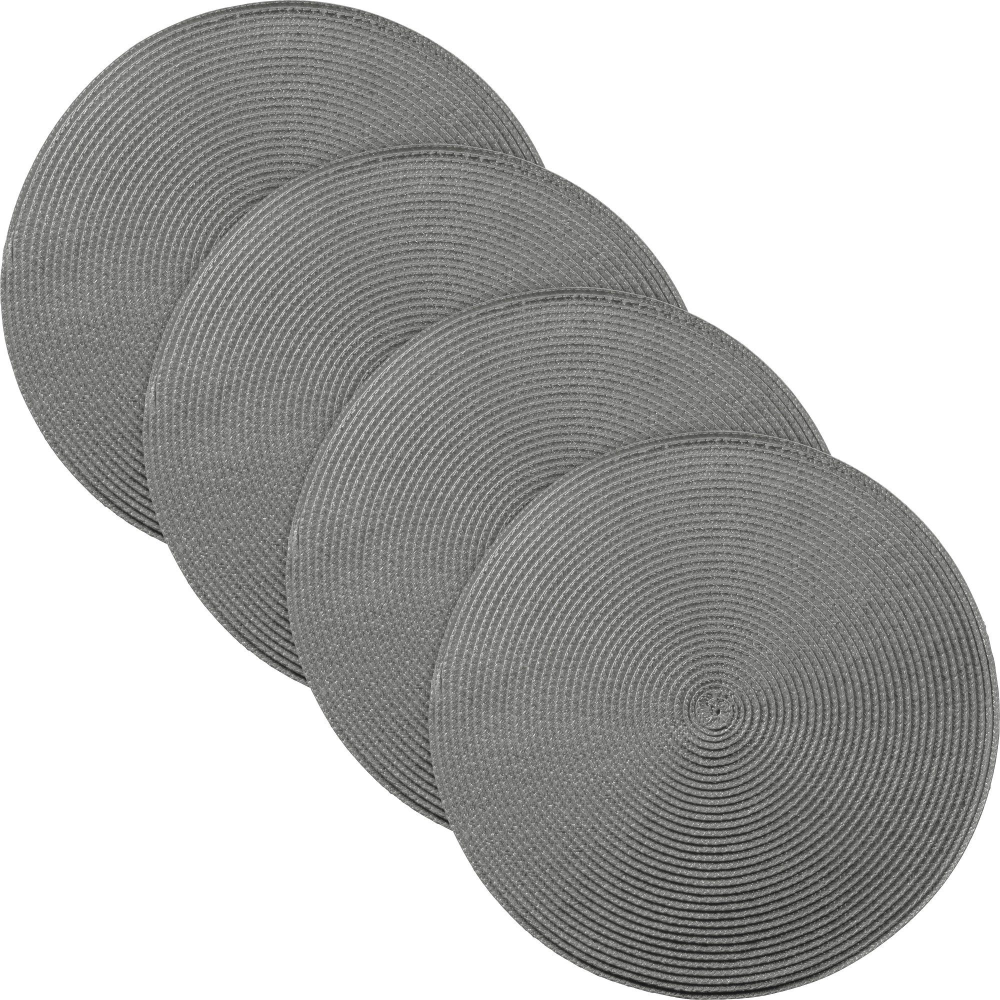 Erwin Müller Platzset Tischset "Amadora" 4er-Pack, Uni günstig online kaufen