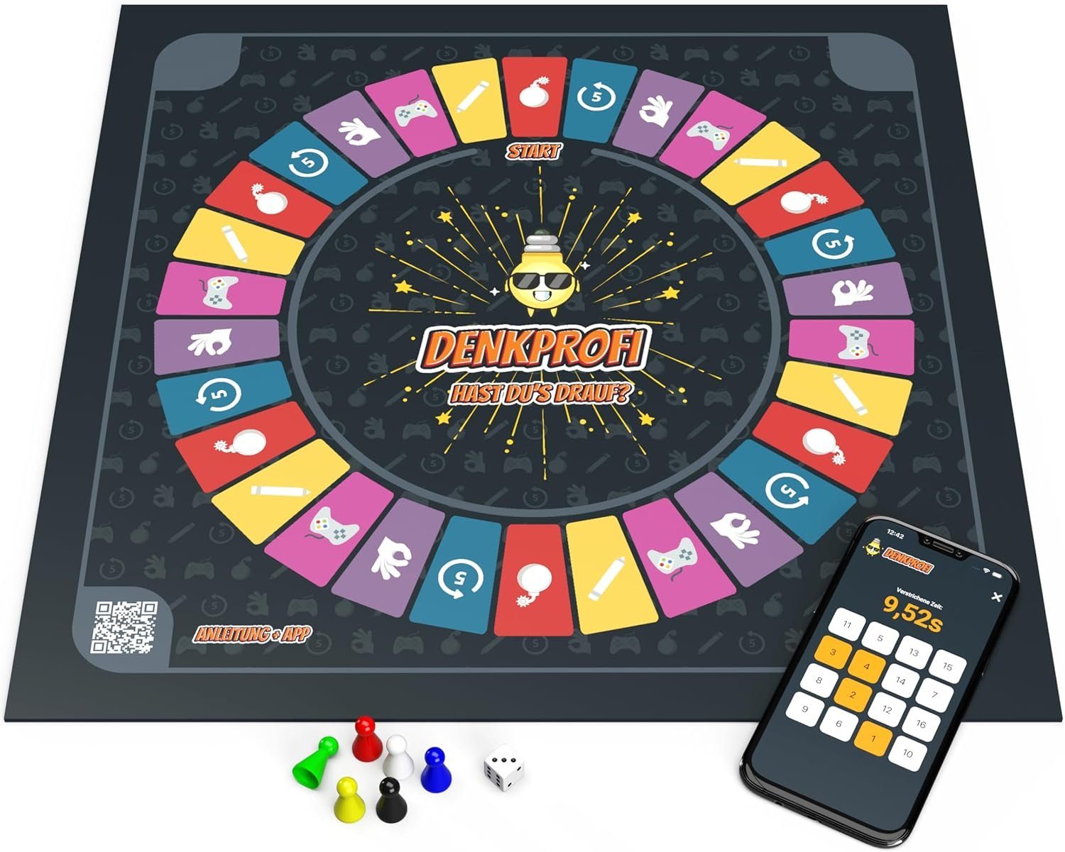 Denkprofi Spiel Denkprofi – Das Brettspiel mit App