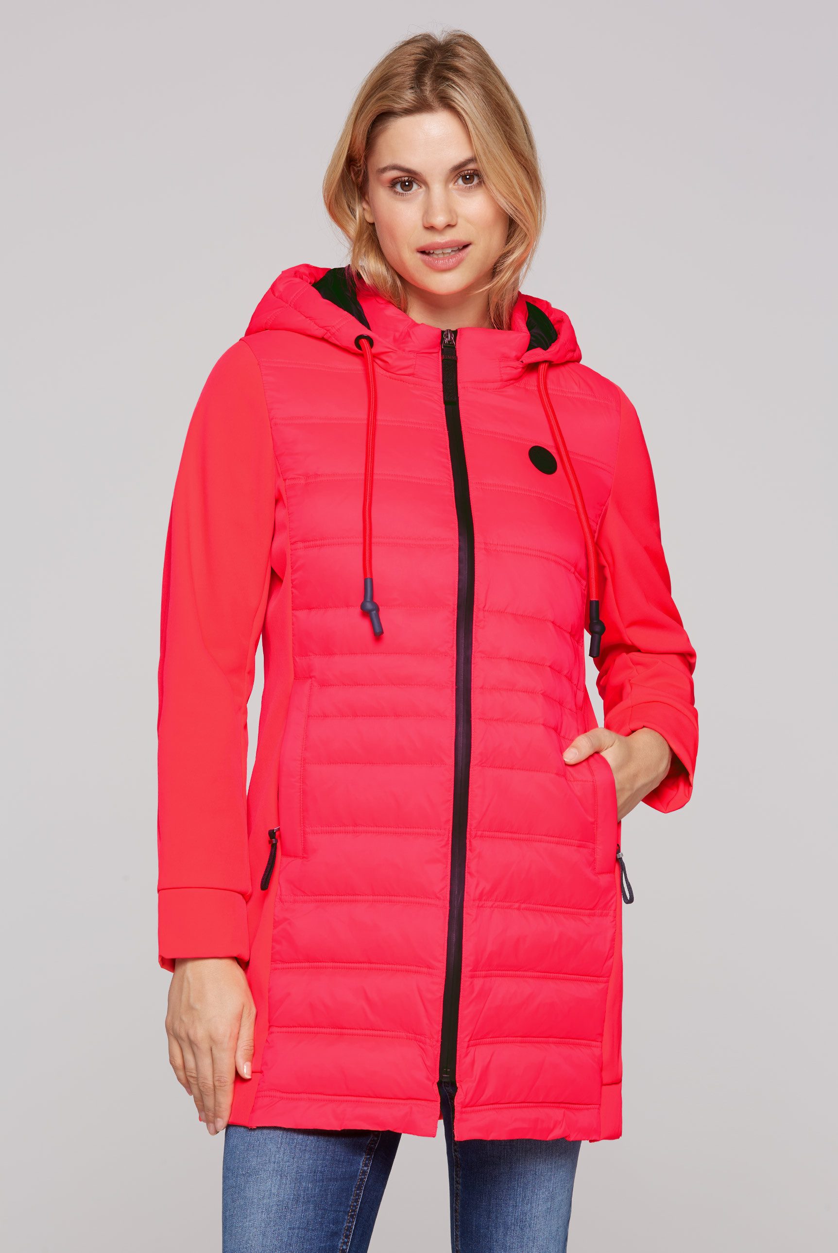 SOCCX Outdoorjacke SOCCX Übergangsjacke im Materialmix günstig online kaufen