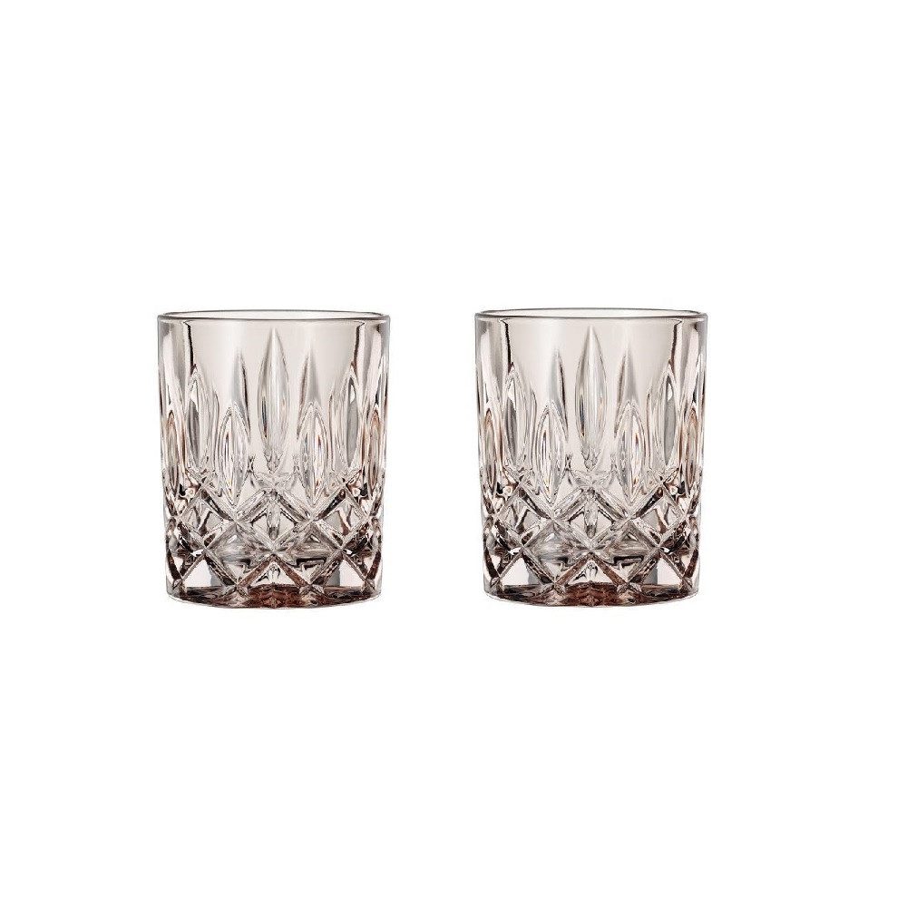 Nachtmann Schnapsglas Nachtmann Noblesse Colors Whiskybecher Taupe 2er Set, Glas