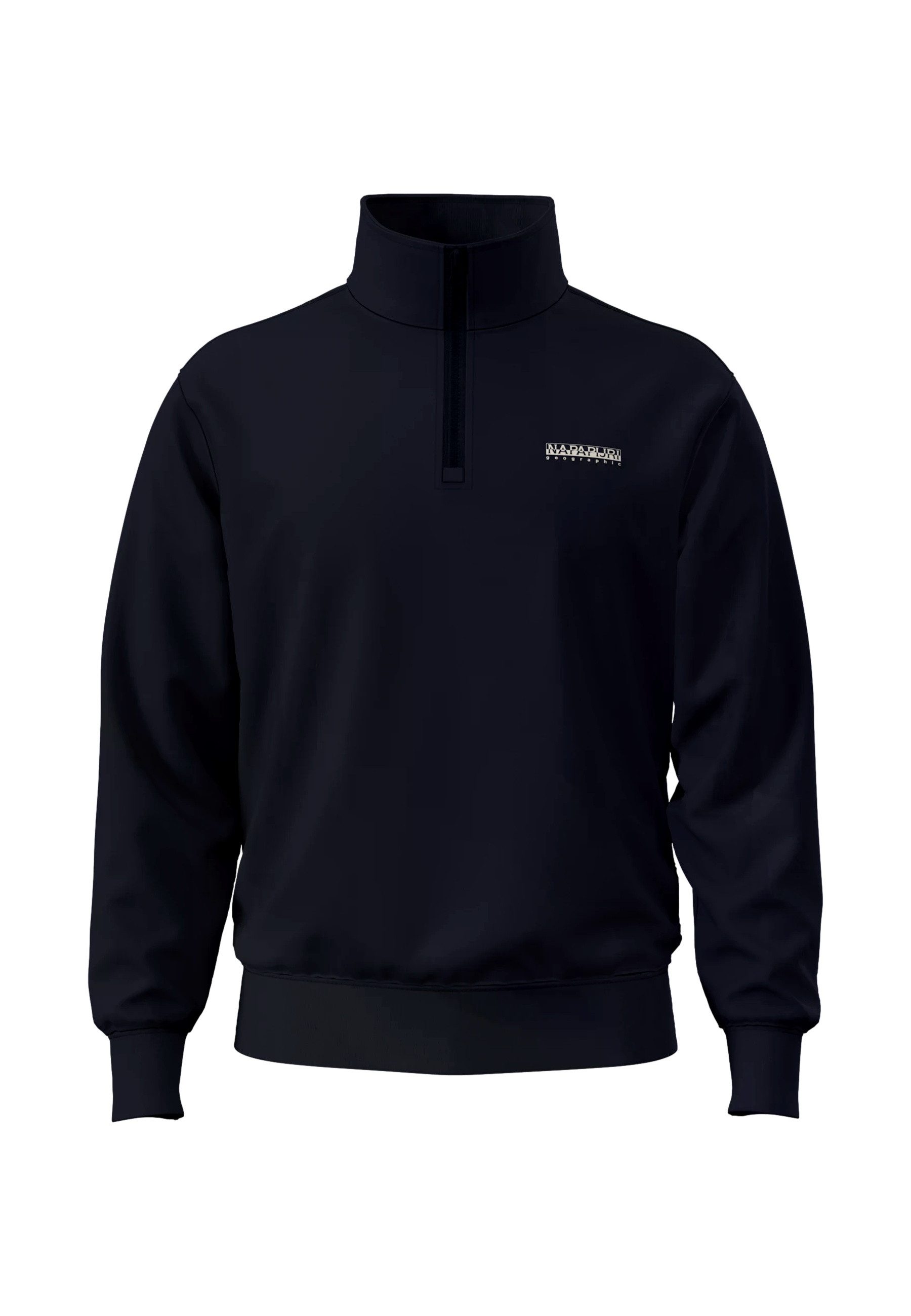 Napapijri Troyer Sweatshirt Small Box Pullover Troyer (1-tlg)