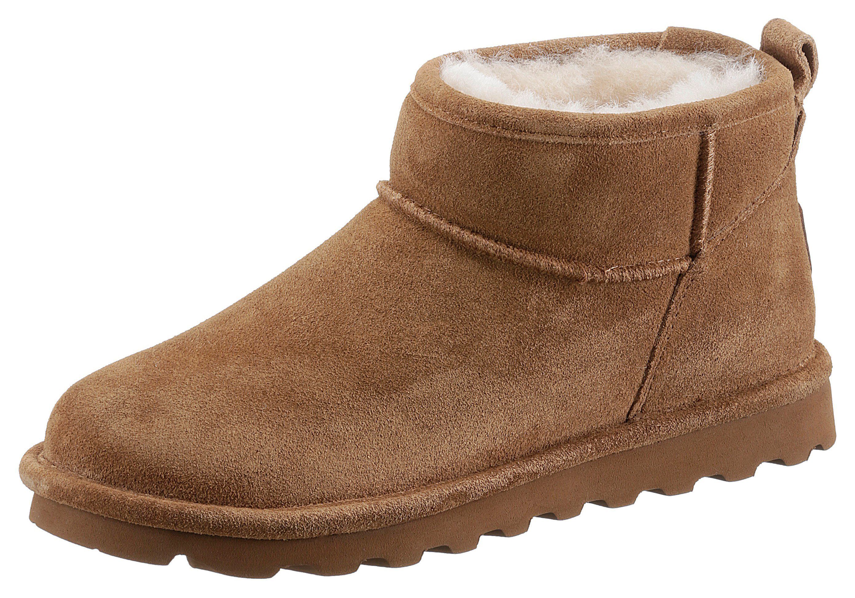 Bearpaw SHORTY Winterboots Winterstiefel, Schlupfstiefel mit herausnehmbarer Innensohle