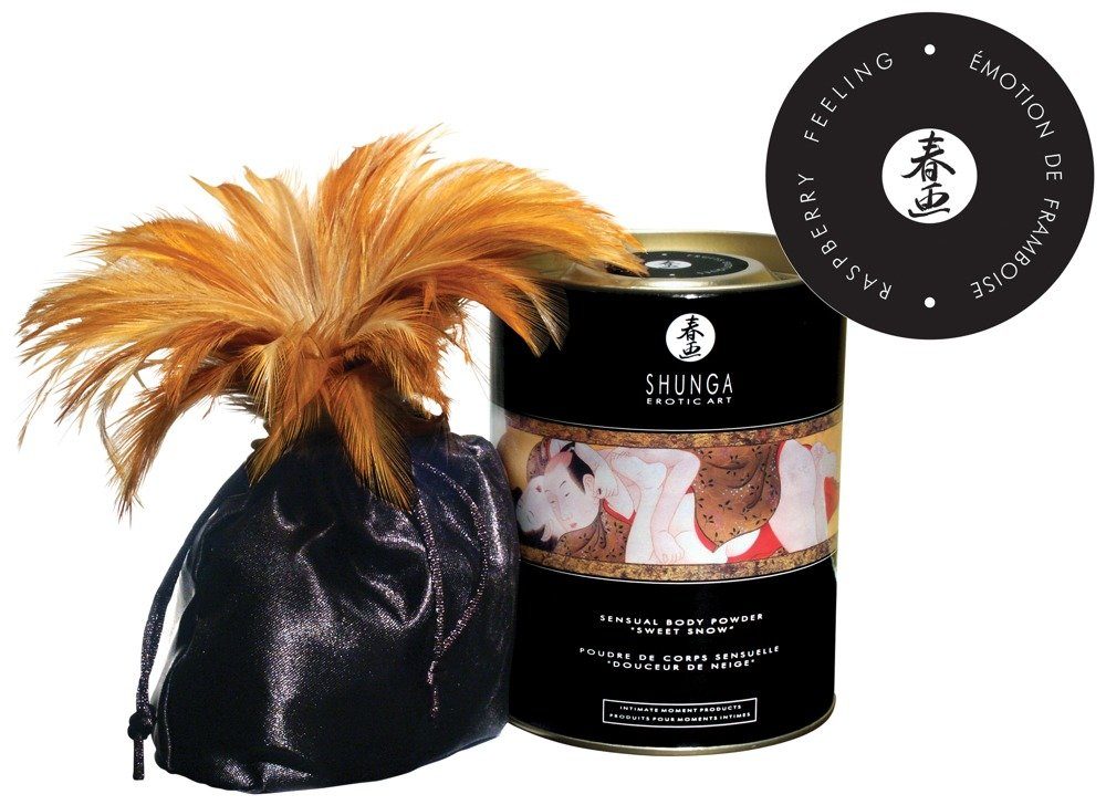 Powder Massagen - Sensual Shunga Gleit- Raspberry für 228 Massageöl köstliche g, SHUNGA & Body