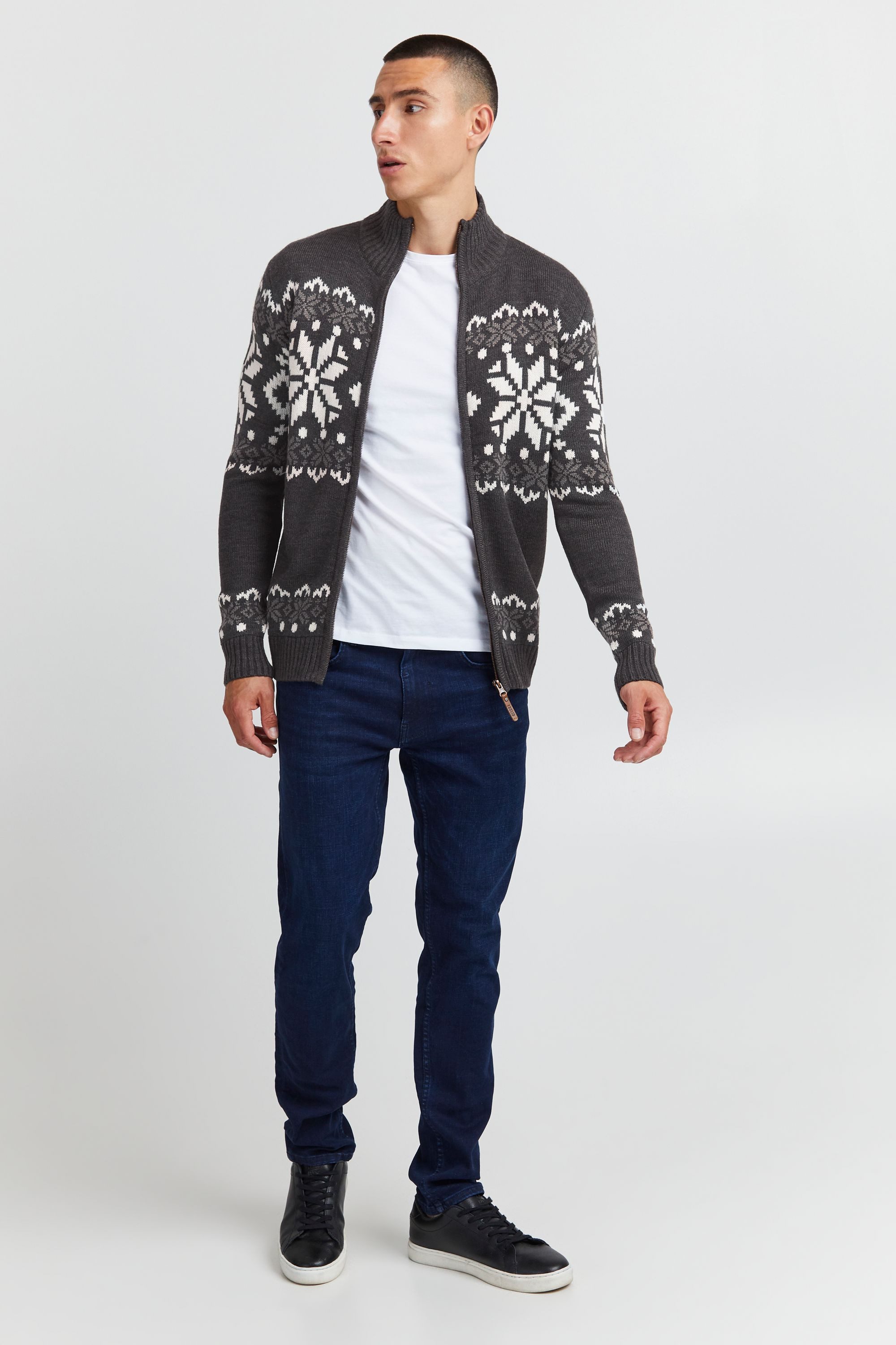 !Solid Strickjacke SDNoran zipjacket 21300894-ME Modischer Pullover günstig online kaufen