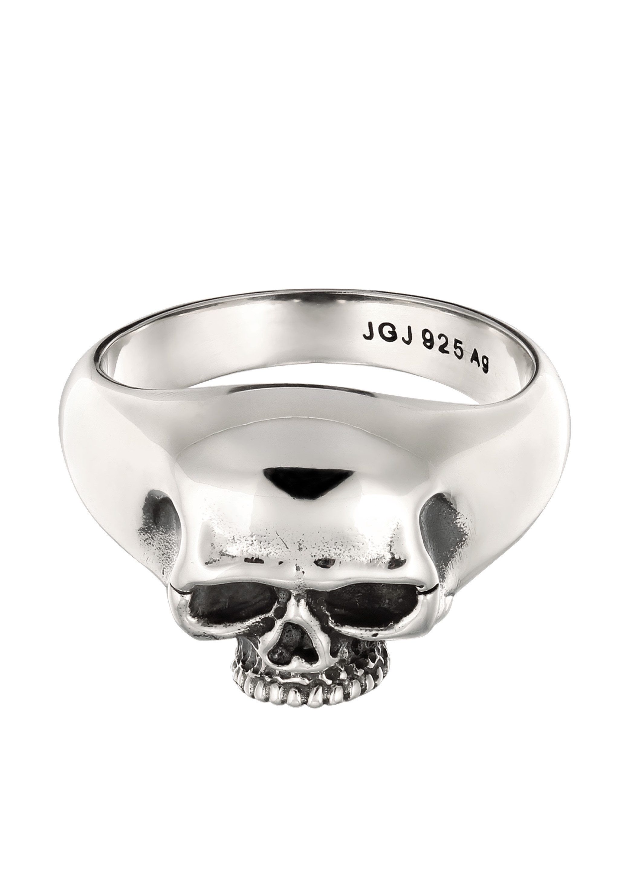 Kuzzoi Siegelring Siegelring Totenkopf 925 Sterling Silber