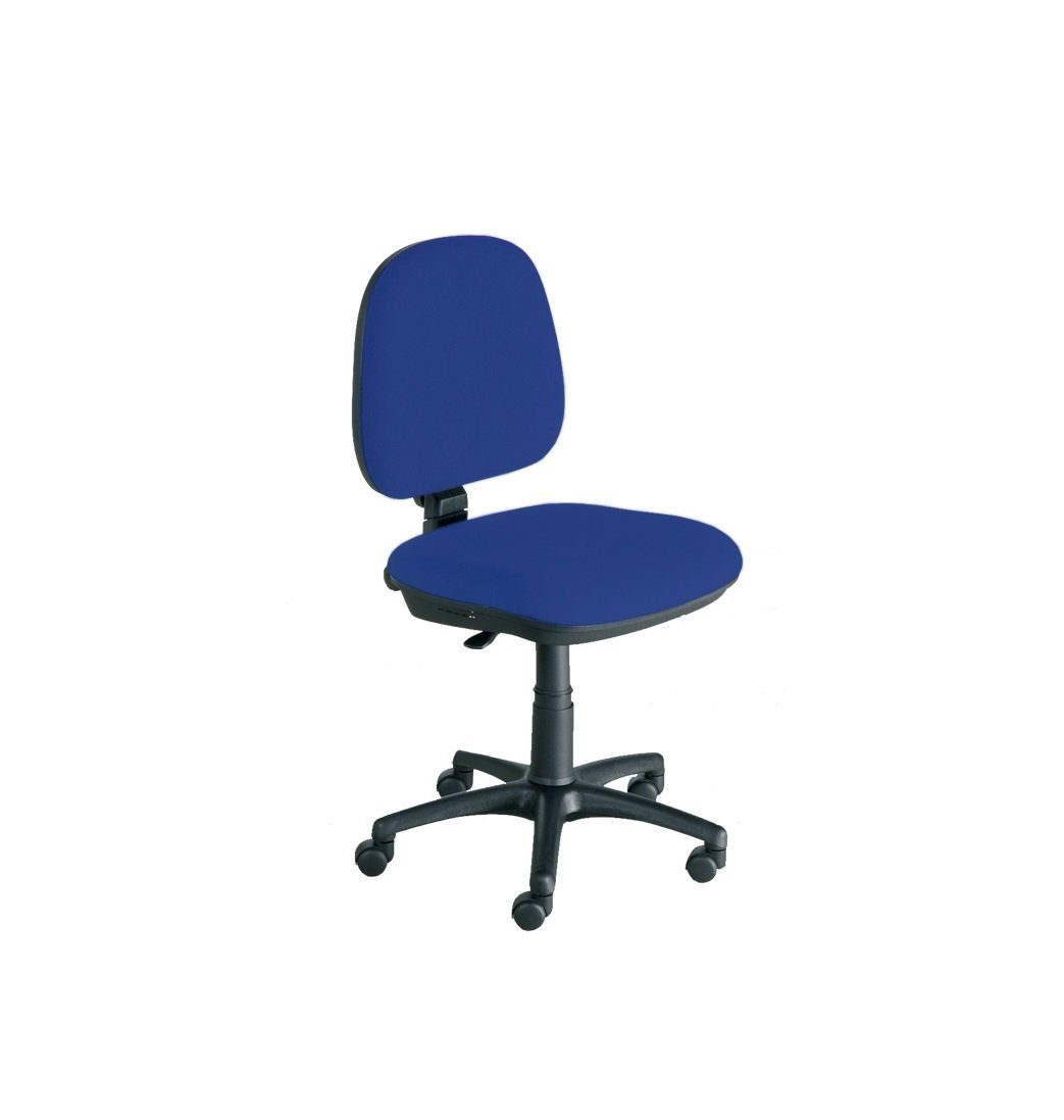 Steelboxx Drehstuhl Bürodrehstuhl Schreibtischstuhl mittelhoch höhenverstellbar (1), Verschiedene Farben wählbar Blau