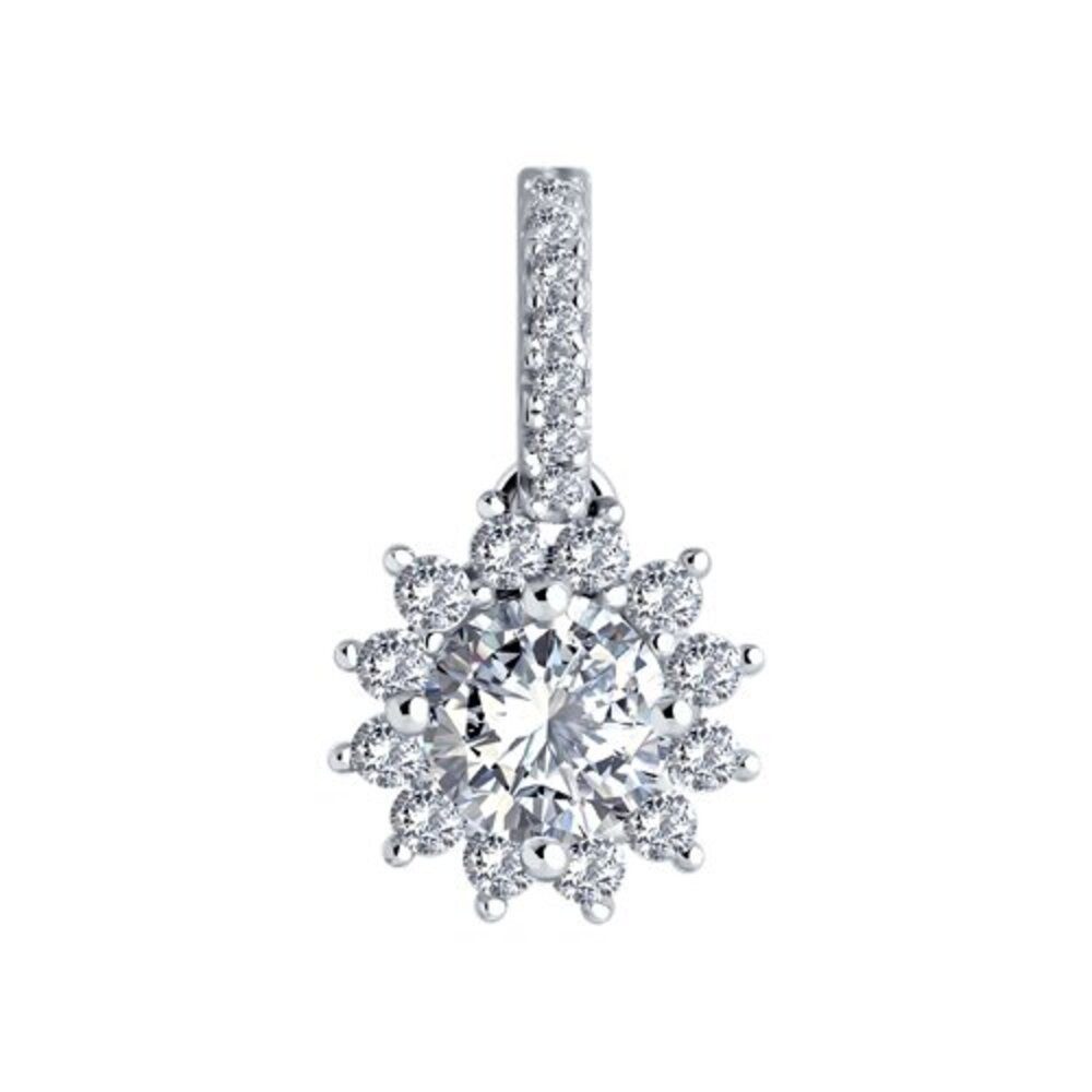 Kettenanhänger Kettenanhänger Anhänger Charm 925 Silber Zirkonia Steine Echtschmuck