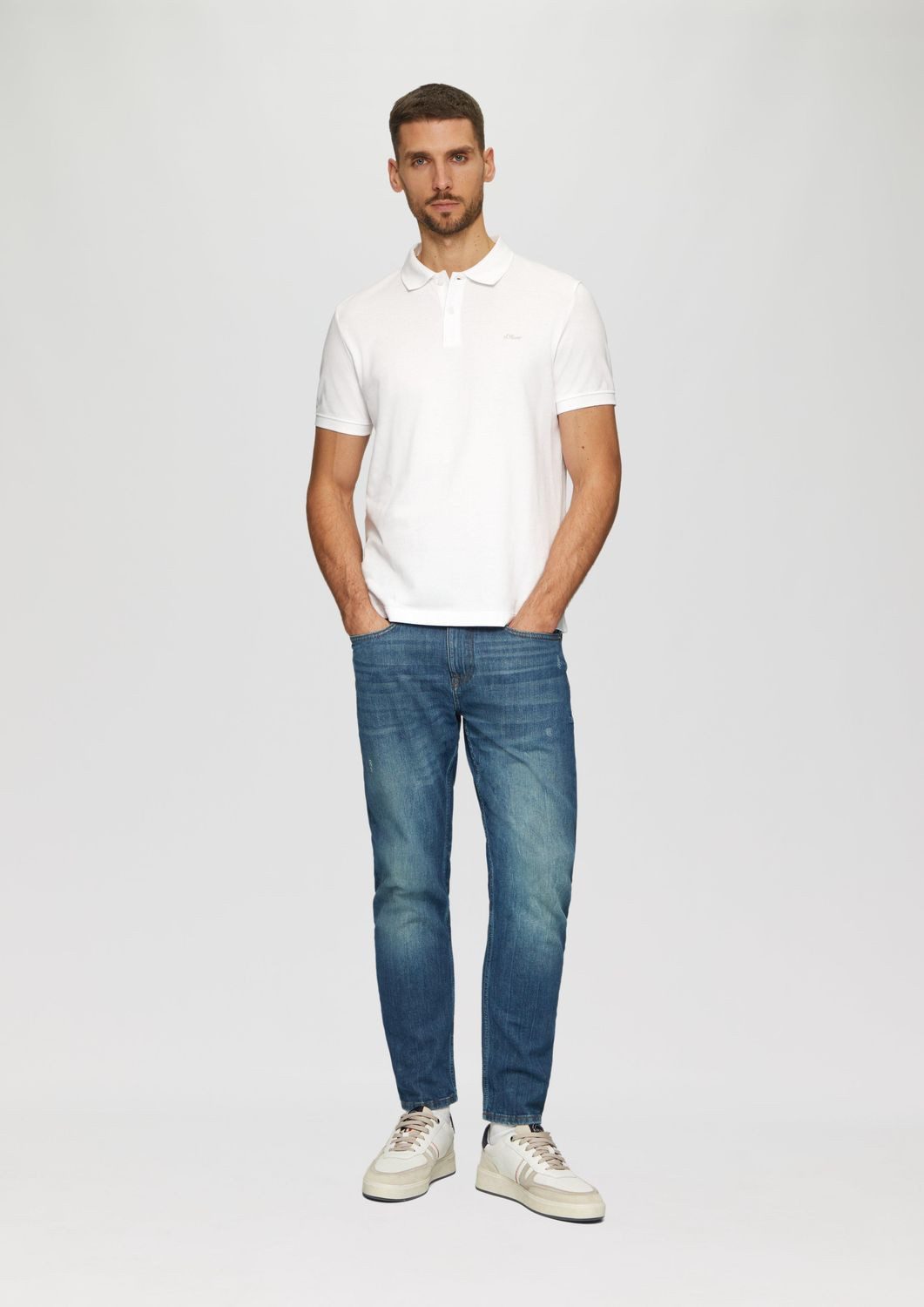 s.Oliver Poloshirt Poloshirt Kragen, Knopfleiste, kurzarm günstig online kaufen