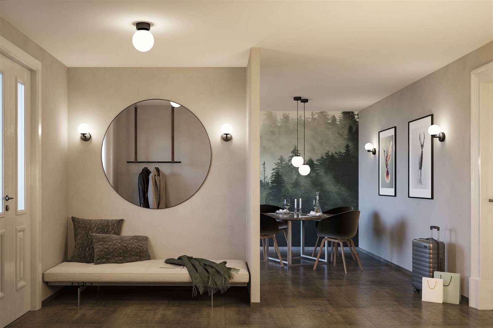 Paulmann LED Wandleuchte Selection Bathroom Gove günstig online kaufen