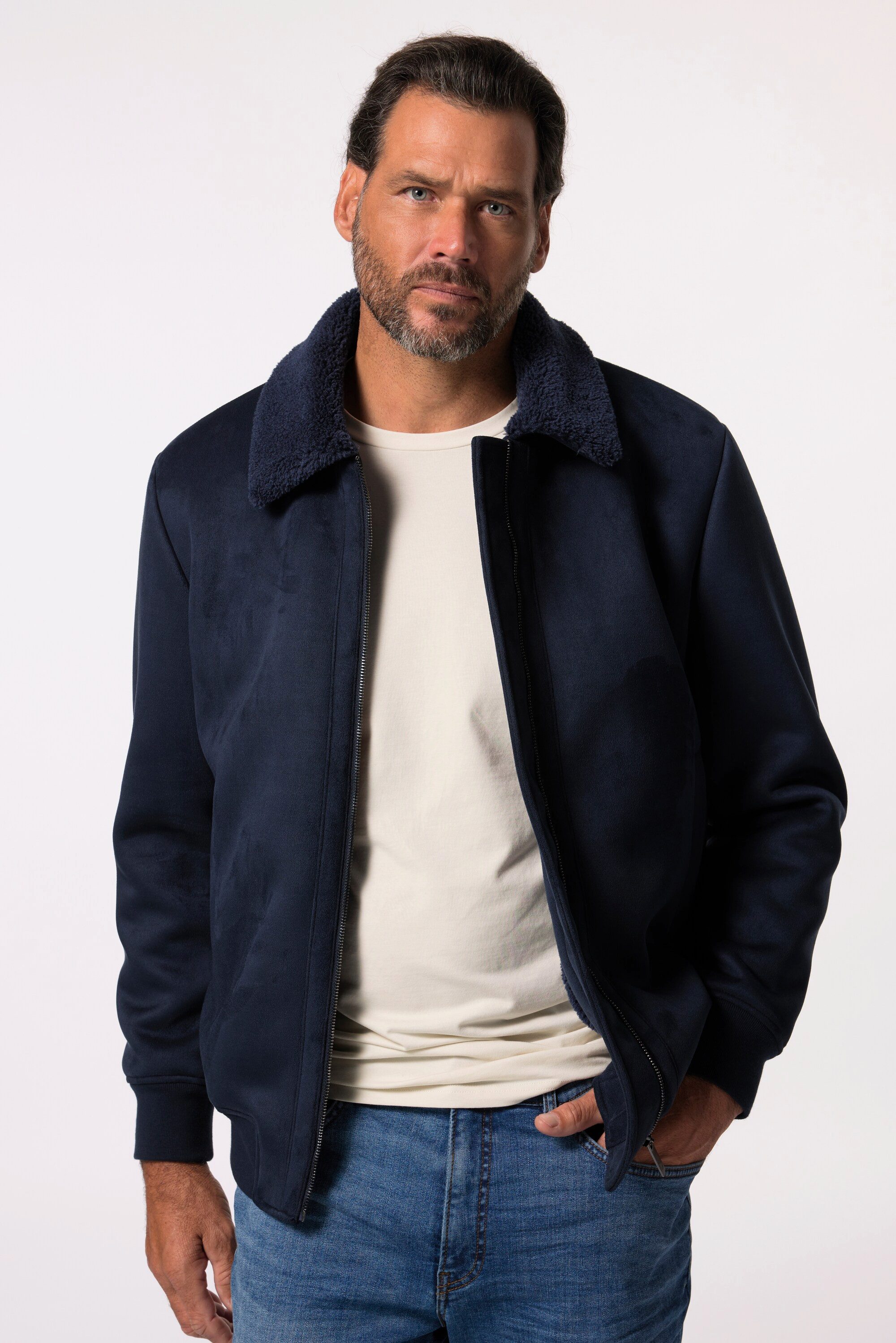JP1880 Funktionsjacke JP AWARE Bomberjacke Lederoptik günstig online kaufen