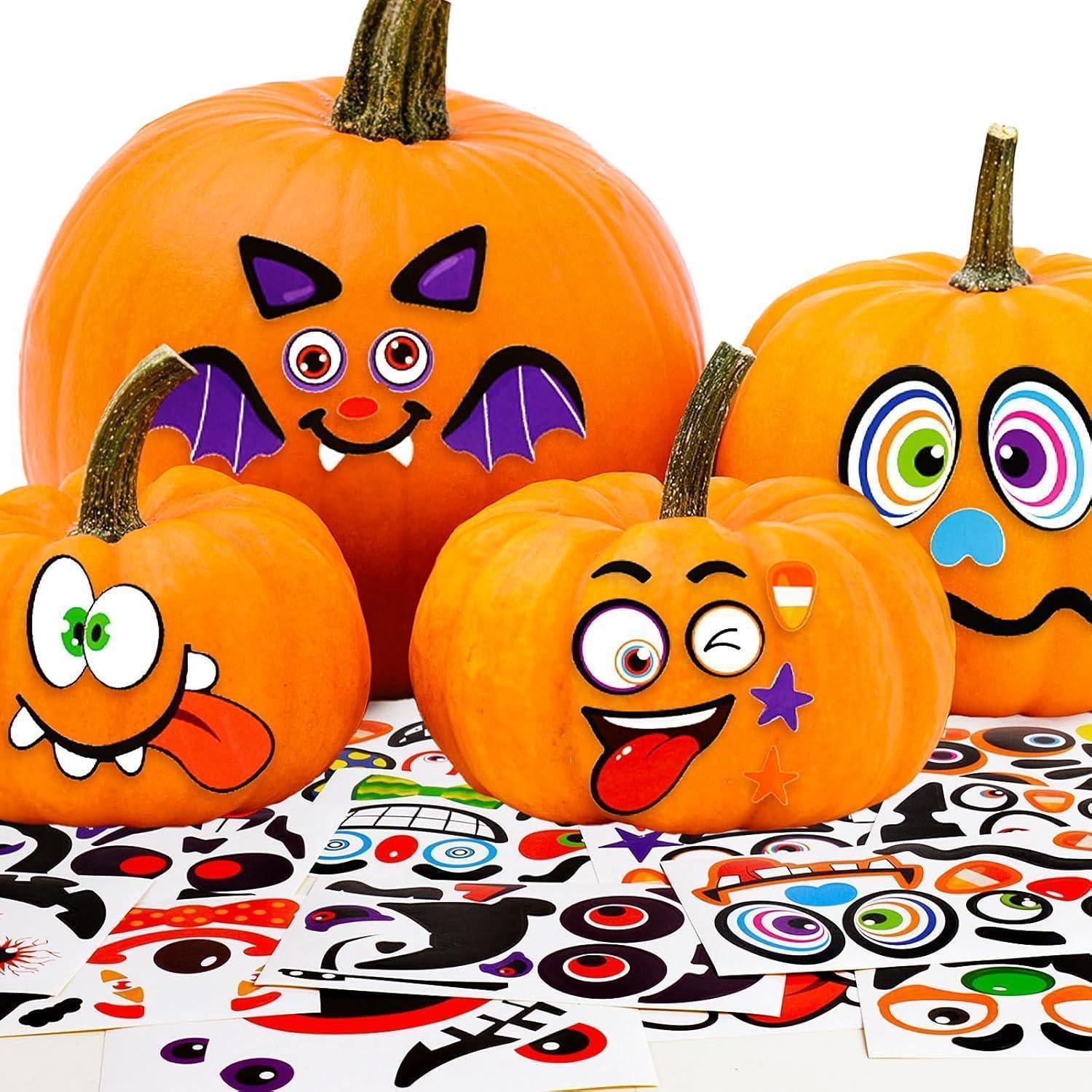 LuxusKollektion Dekohänger Halloween Kürbis Aufkleber Selbstklebend Bastels günstig online kaufen