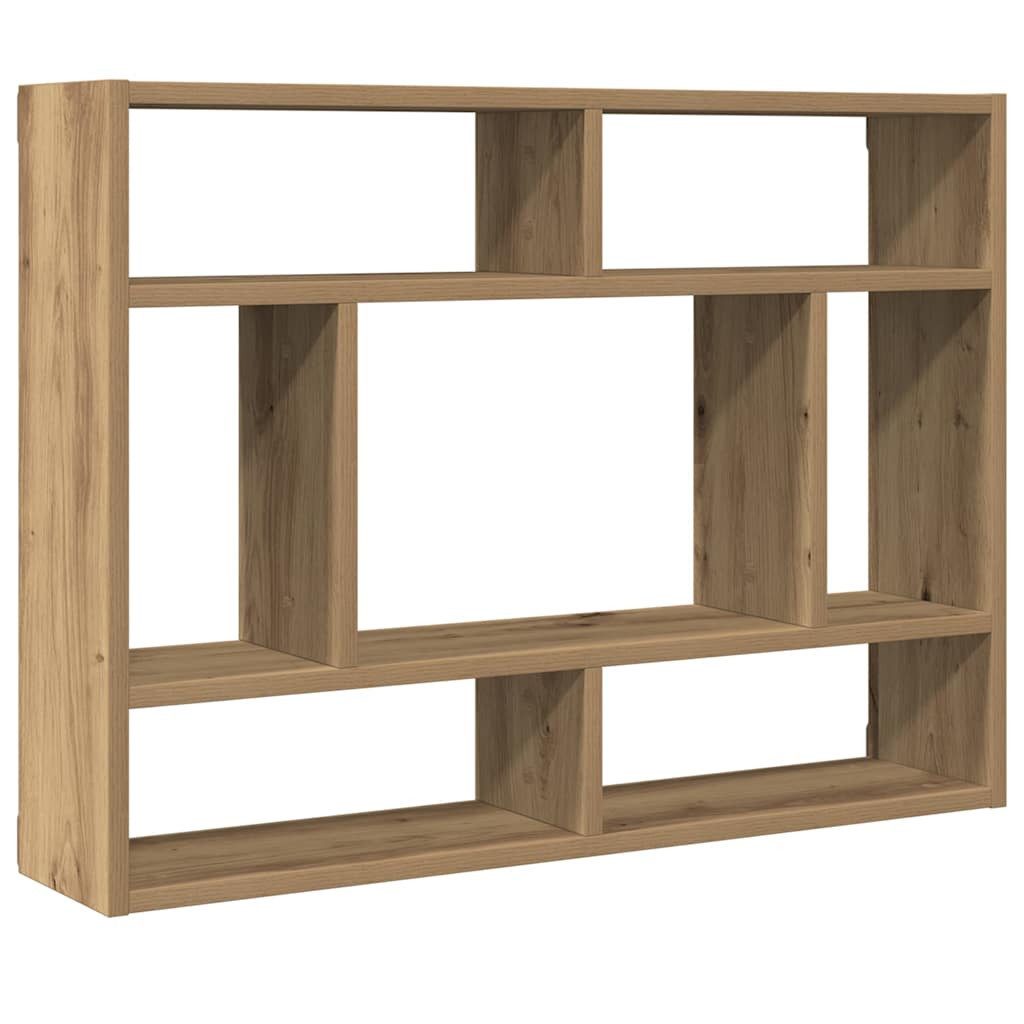 vidaXL Regal Wandregal Artisan-Eiche 75x16x55 cm Holzwerkstoff, 1-tlg.