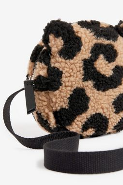 Next Umhängetasche Teddykunstfell-Tasche mit Animalprint (1-tlg)