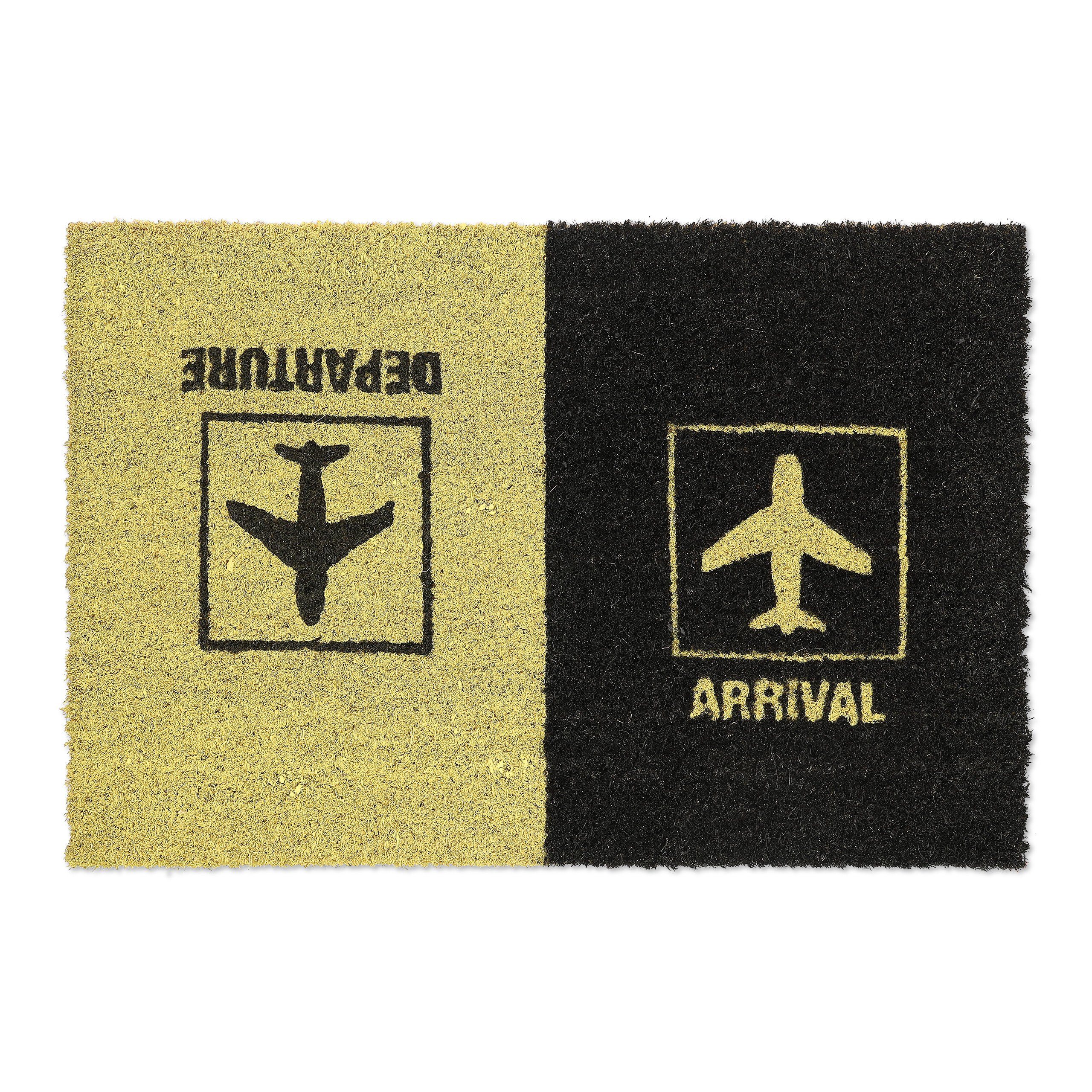 relaxdays Fußmatte Kokos Fußmatte "Arrival Departure", günstig online kaufen