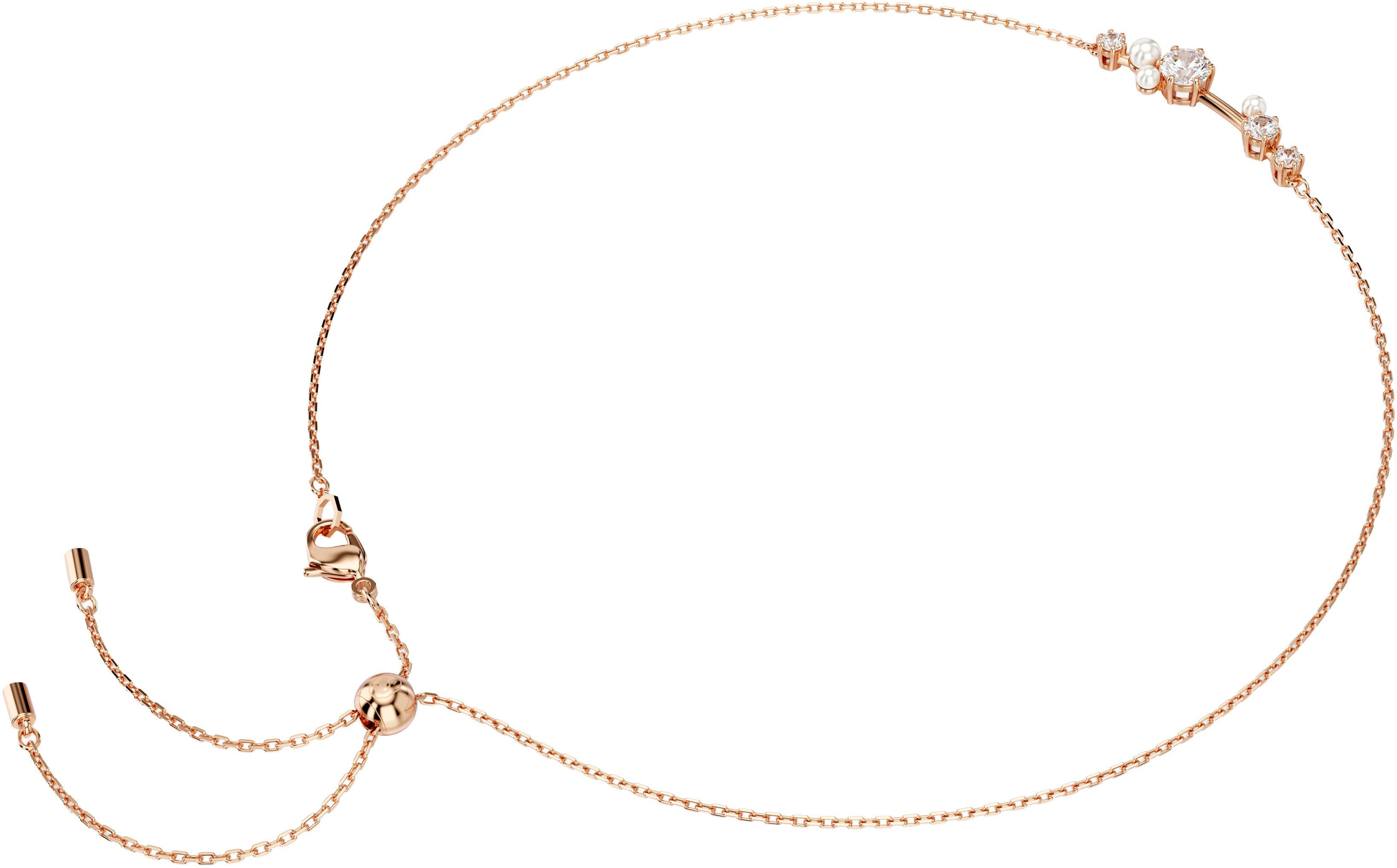 Swarovski Collier Schmuck Geschenk Constella Halskette, mit Swarovski® Zirkonia (synth) - mit Swarovski® Perle