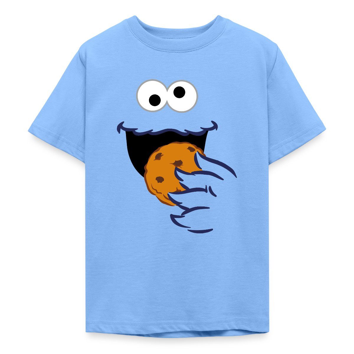 T-Shirt Sesamstraße Kostüm Krümelmonster Teenager T-Shirt