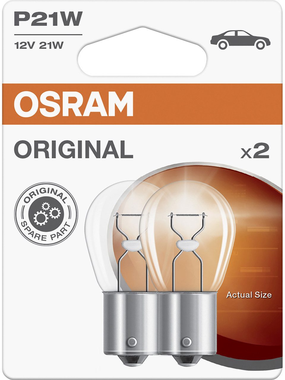 Osram KFZ-Ersatzleuchte Osram Signallampe P21W Original 2.0 2 Stück von Osram