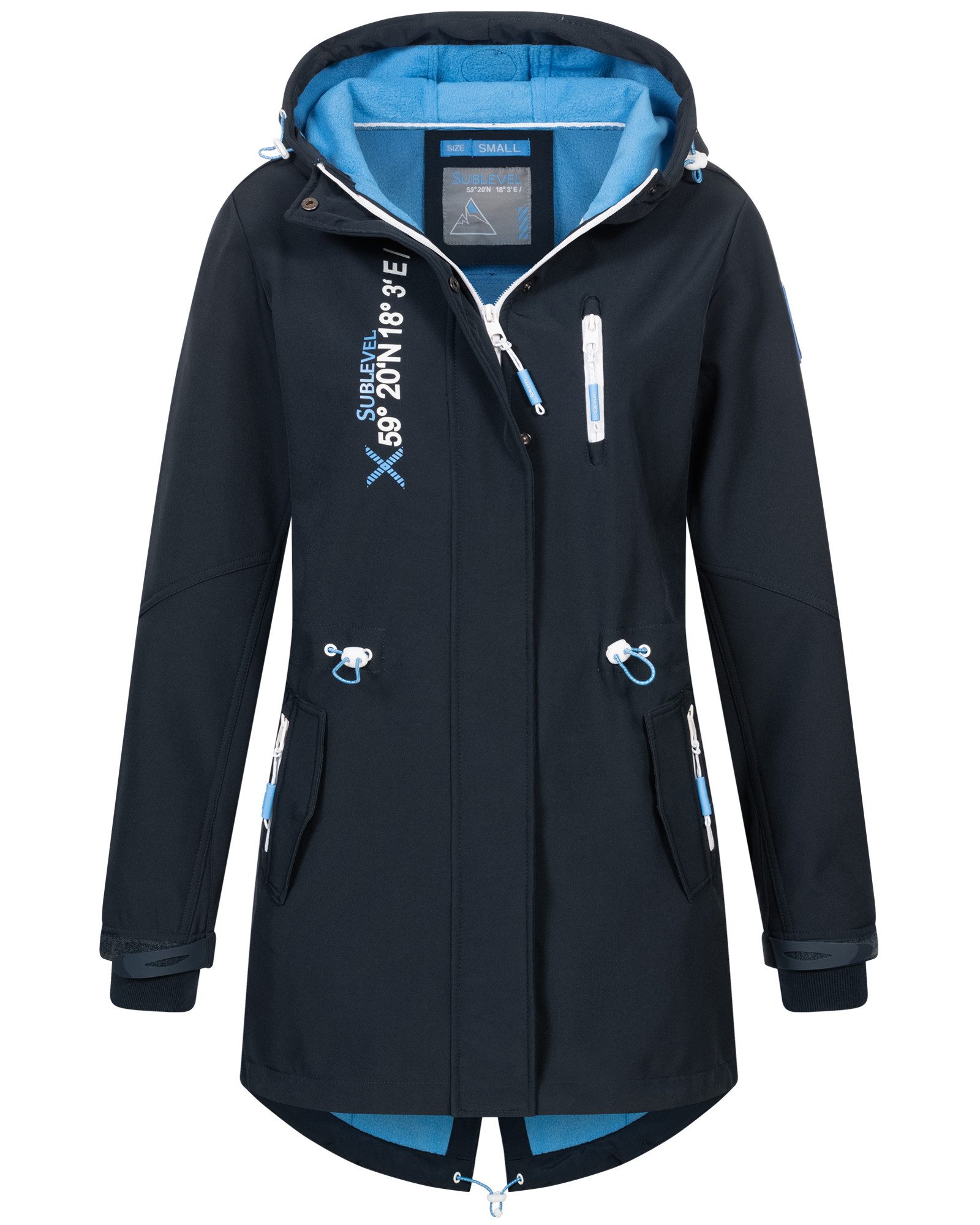 SUBLEVEL Softshelljacke Damen Herbst Winter Jacke Softshell Outdoor Regen Ü günstig online kaufen