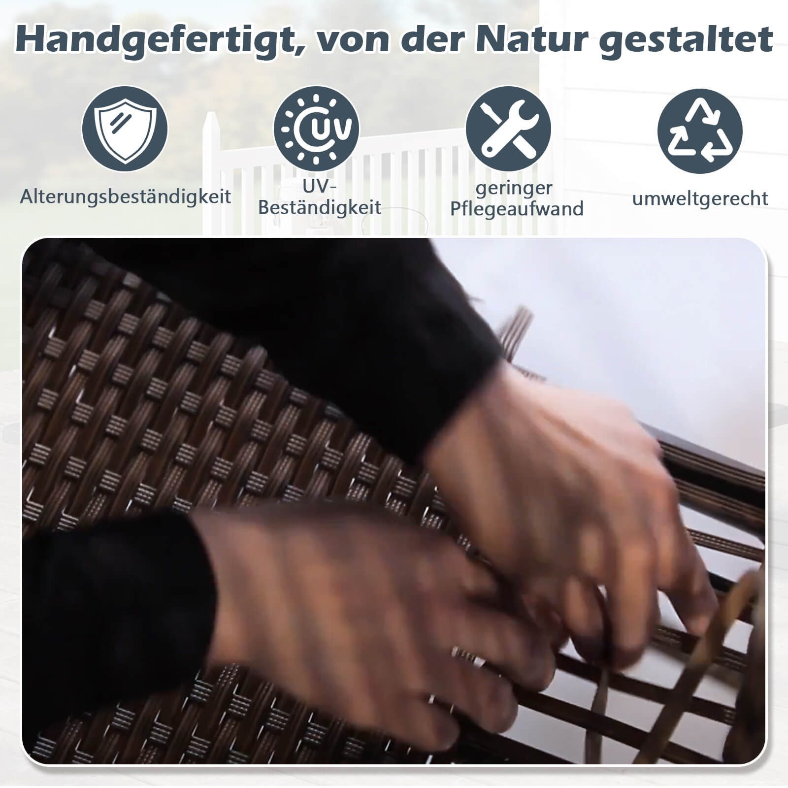 MeXo Loungeset SGS zertifiziert, Gartenmöbel Set günstig online kaufen