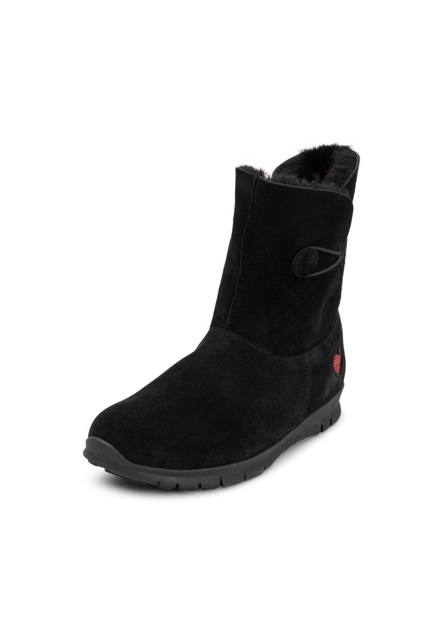 vitaform Damenschuhe Stiefelette Veloursleder Stiefelette