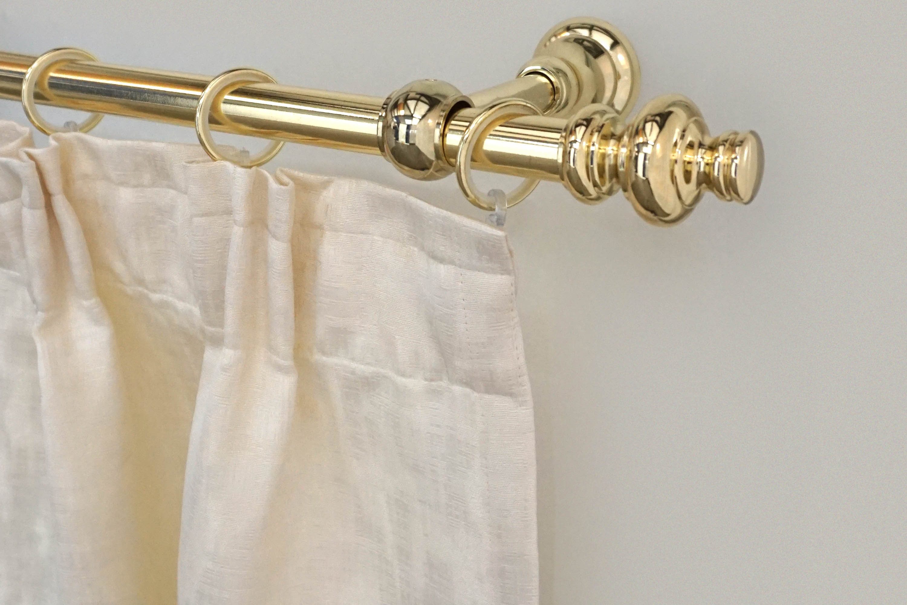 GARESA Gardinenstange "ANDREA" Ø 20 mm 1 läufig-läufig Wunschmaßlänge Vorha günstig online kaufen