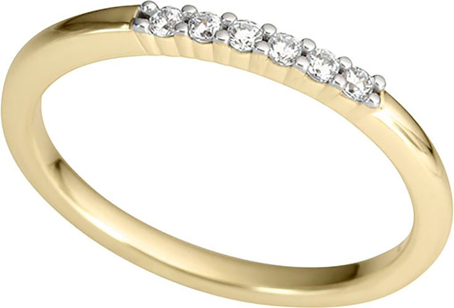 Firetti Diamantring Schmuck Geschenk Gold 333 Damenring Goldring Vorsteckring, mit Diamanten